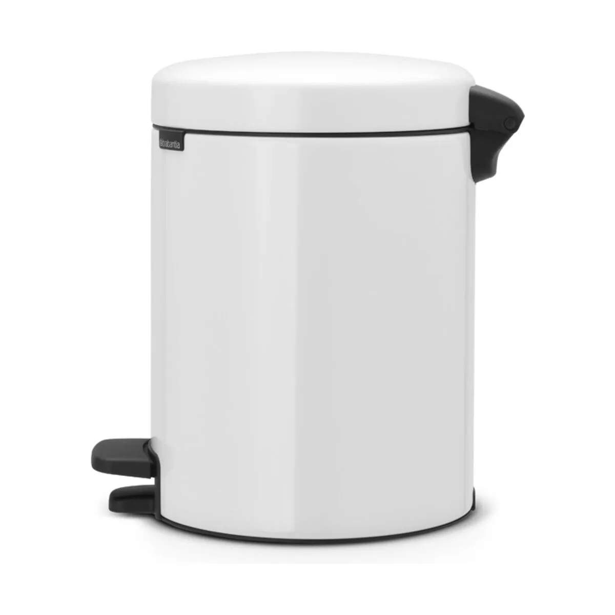 Brabantia Toiletspande NewIcon Pedalspand i Hvid, 5 L, 4