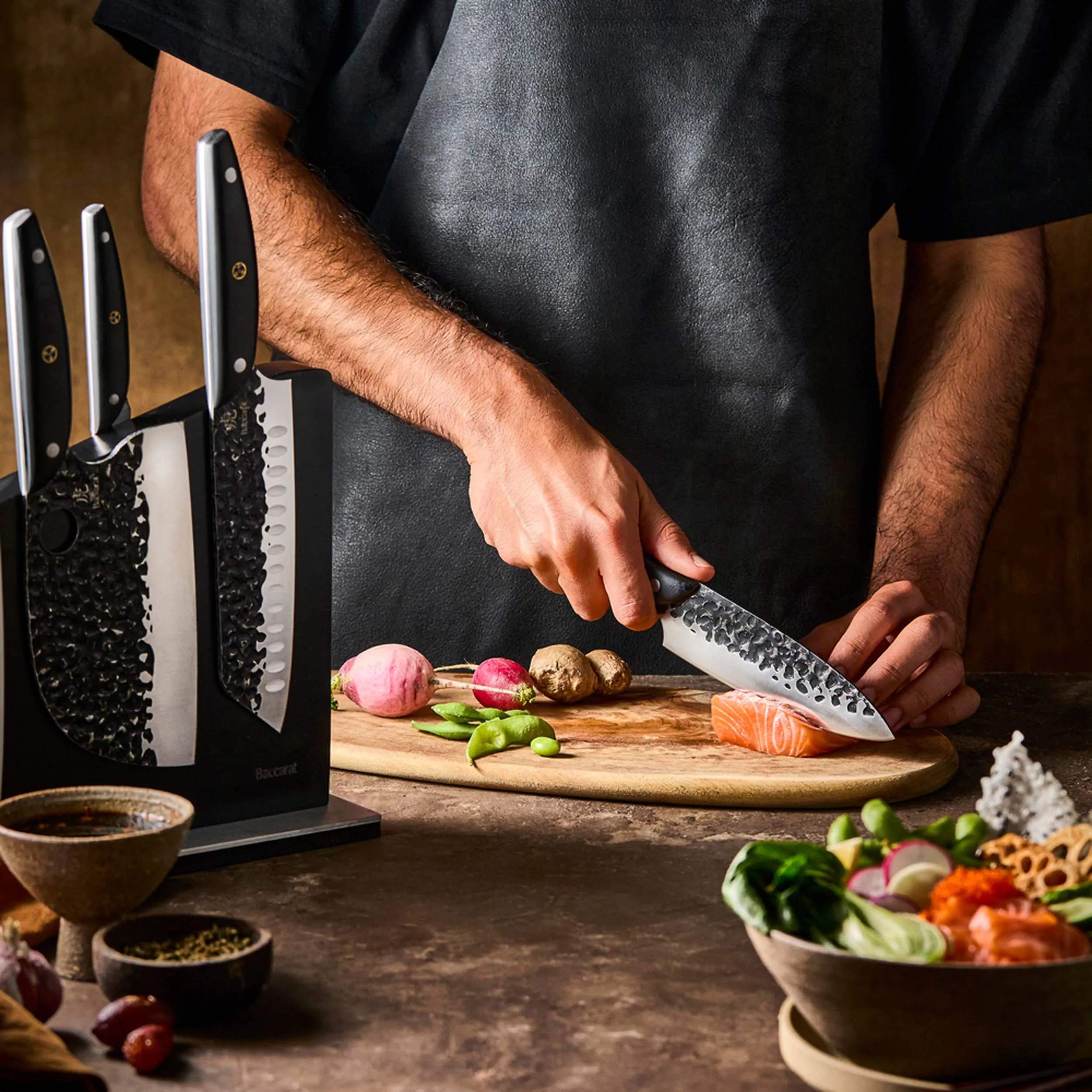 THE CUSTOM CHEF™ Kokkeknive Cuisine::pro Kuro Kiba Cuisine::pro® Kuroi Kiba™ Kokkekniv i Black, 5