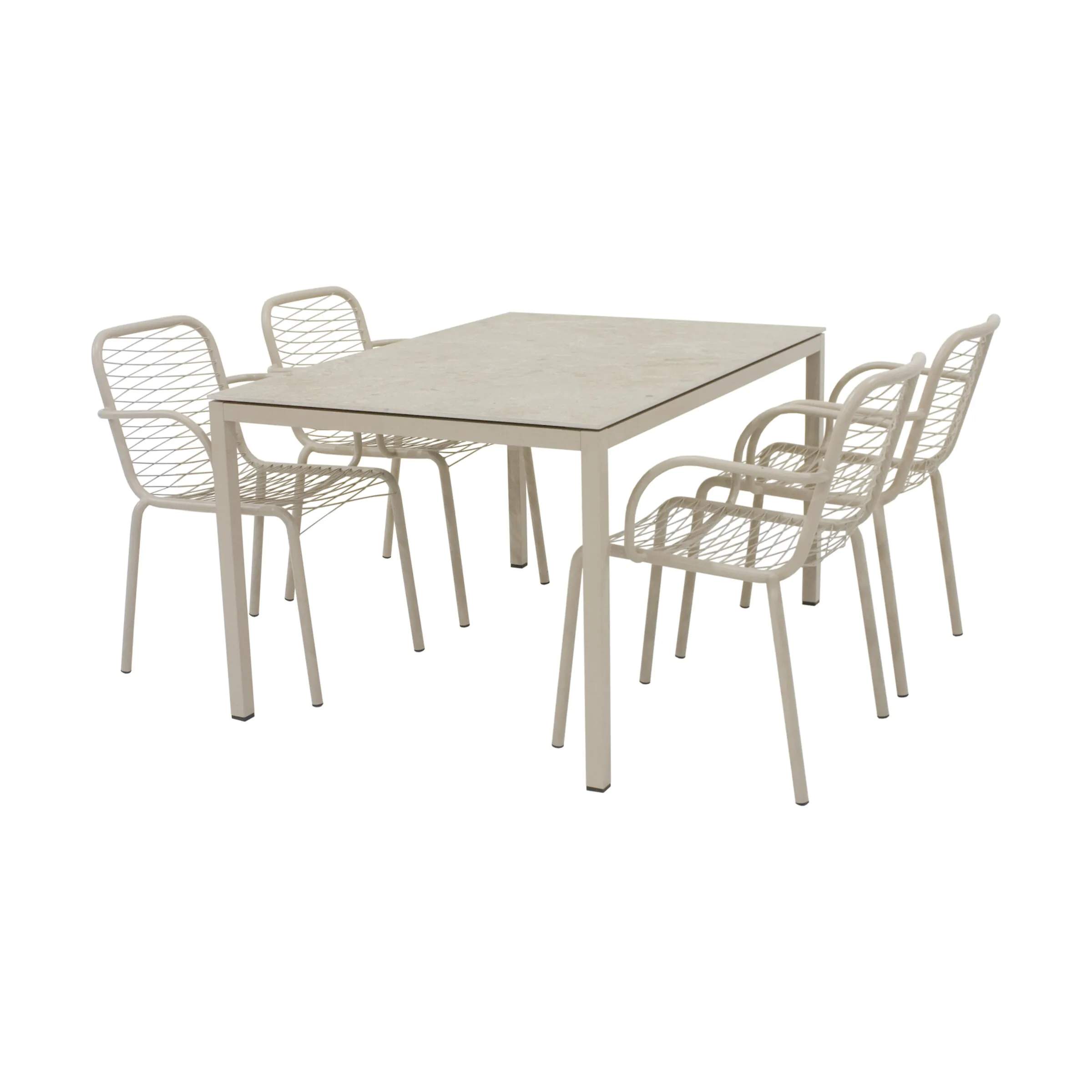 Mandalay Havemøbelsæt Terra Havesæt - 5 dele i Ivy Wire, 1