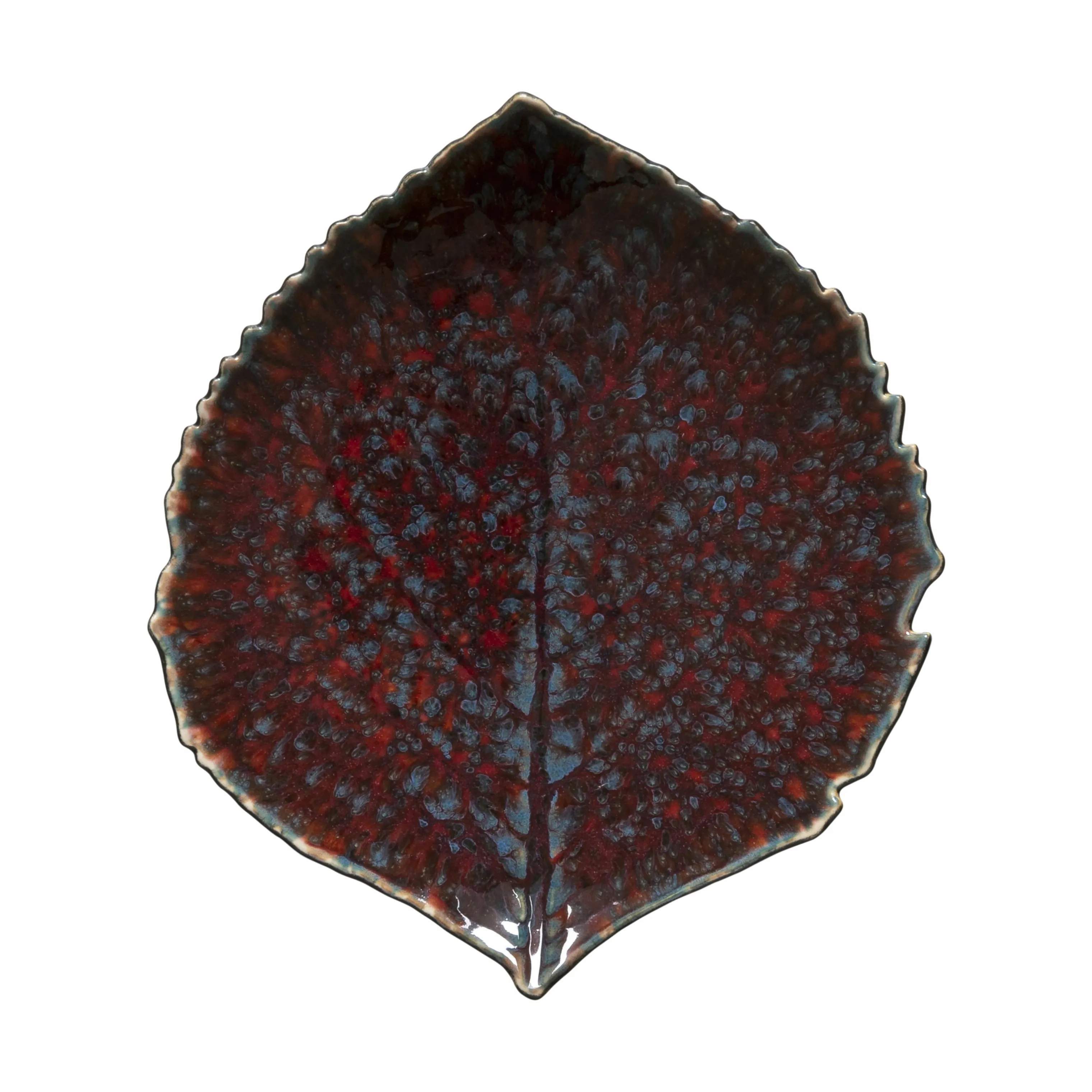 Riviera Asiet - Hortensiablad, rød/sort, large
