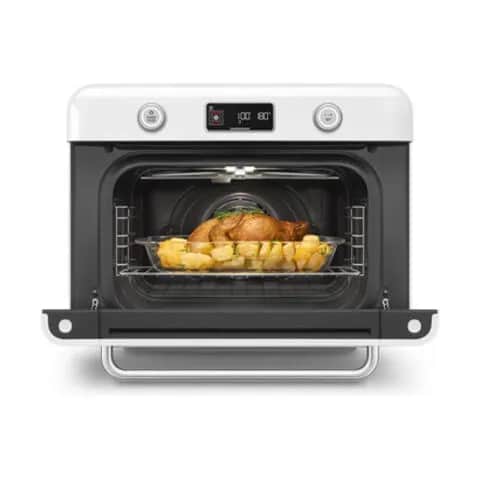 Smeg Miniovne 50's Style Kombiovn COF01WHEU i Hvid, 4