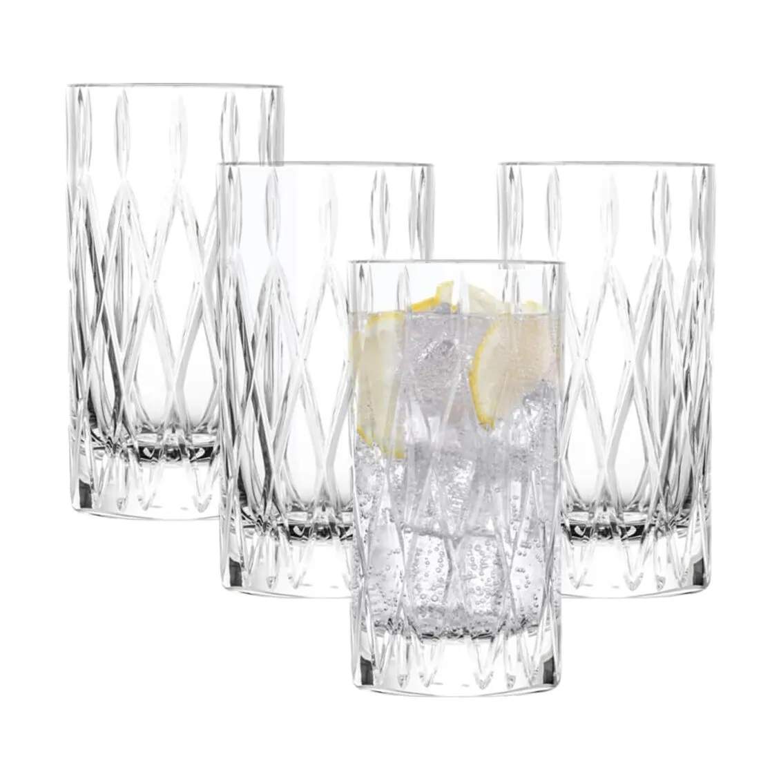 Age Longdrink Glas - 4 stk., klar, large