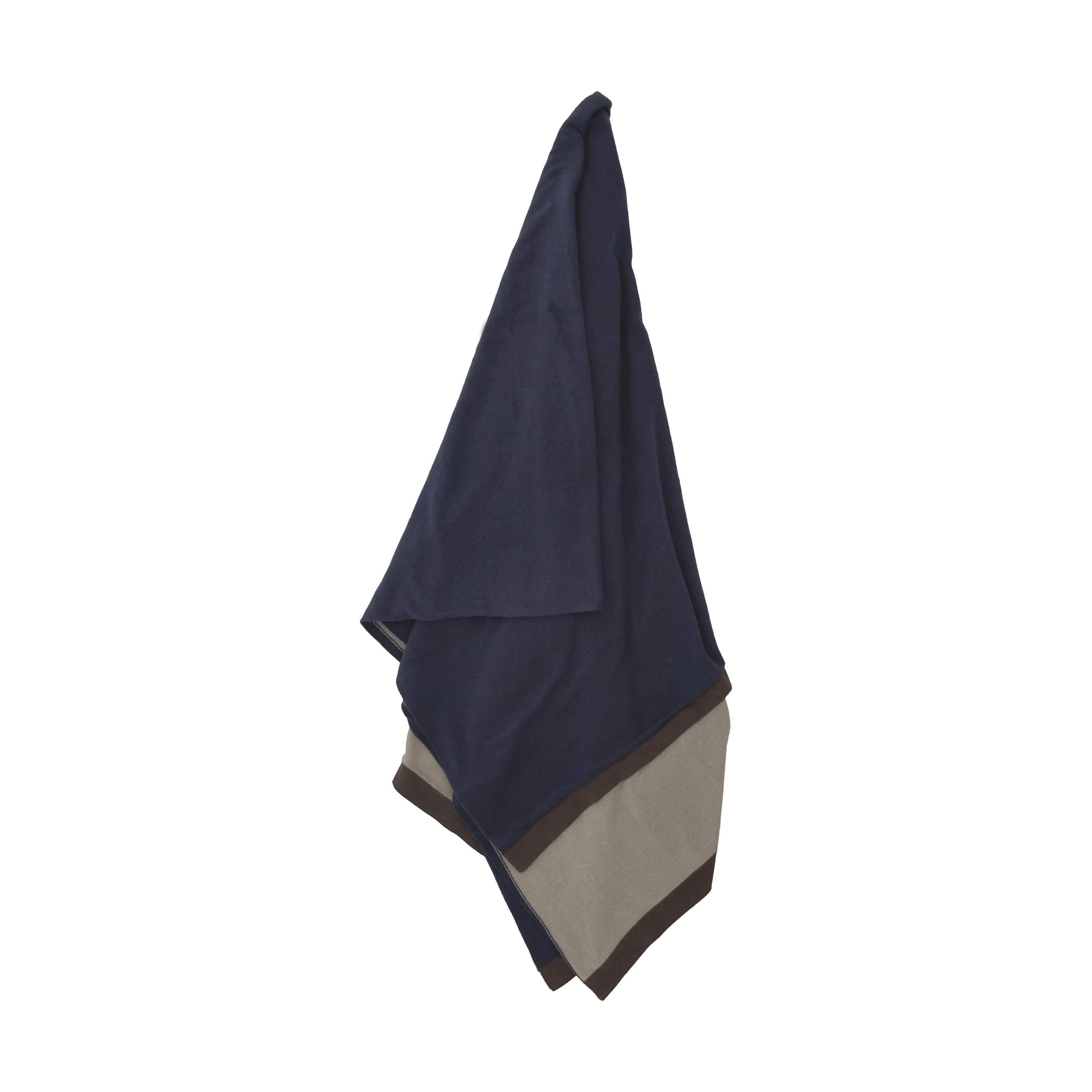 Södahl Plaider Impression Plaid i Navy Blue, 3