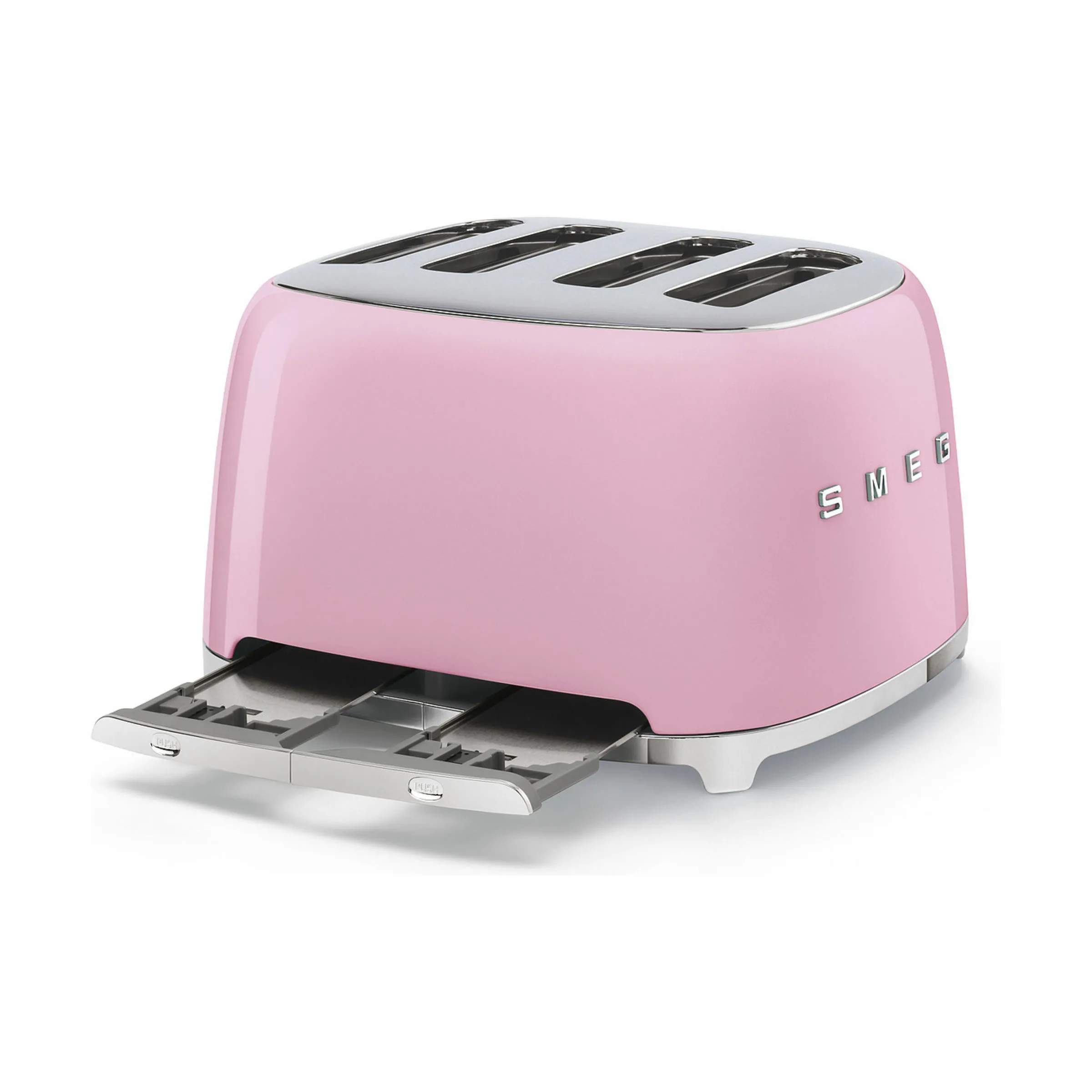 Smeg Brødristere 50's Style Brødrister TSF03PKEU i Rosa, 33 cm, 3
