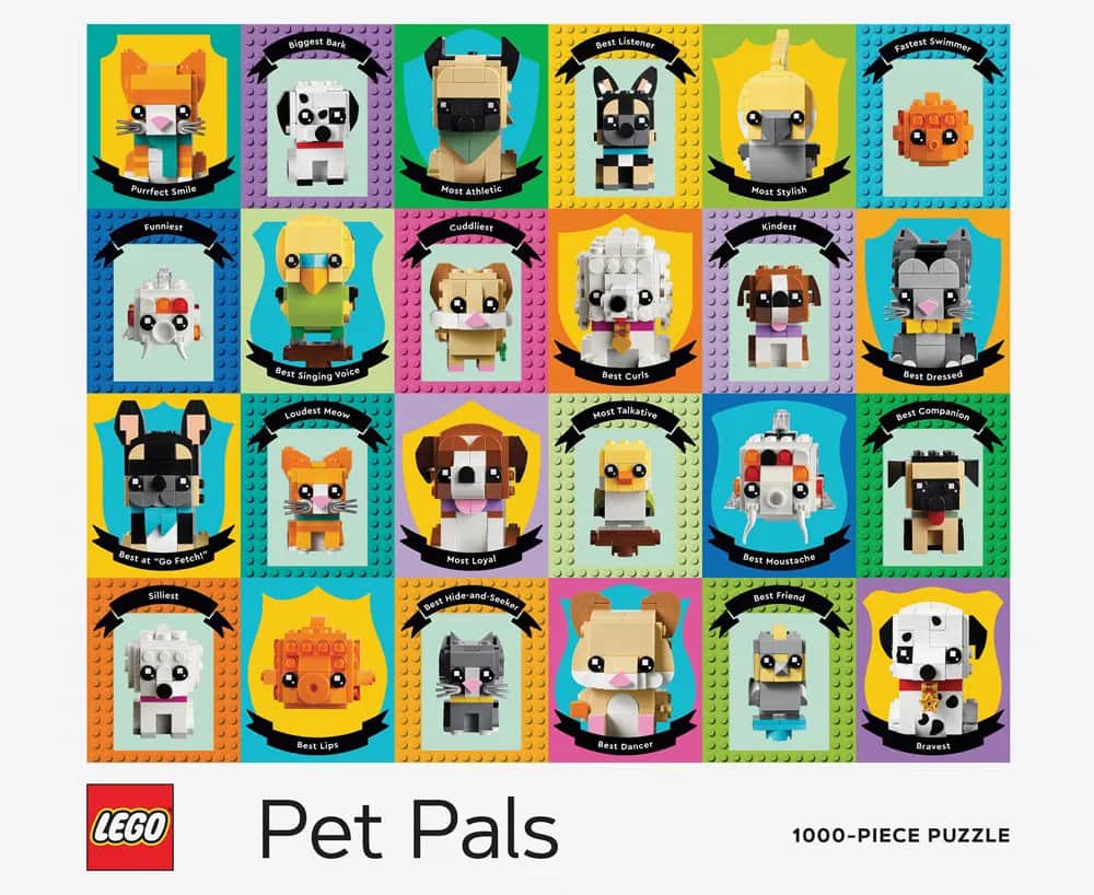 Puslespil - Pet Pals, multifarvet pet pals, large
