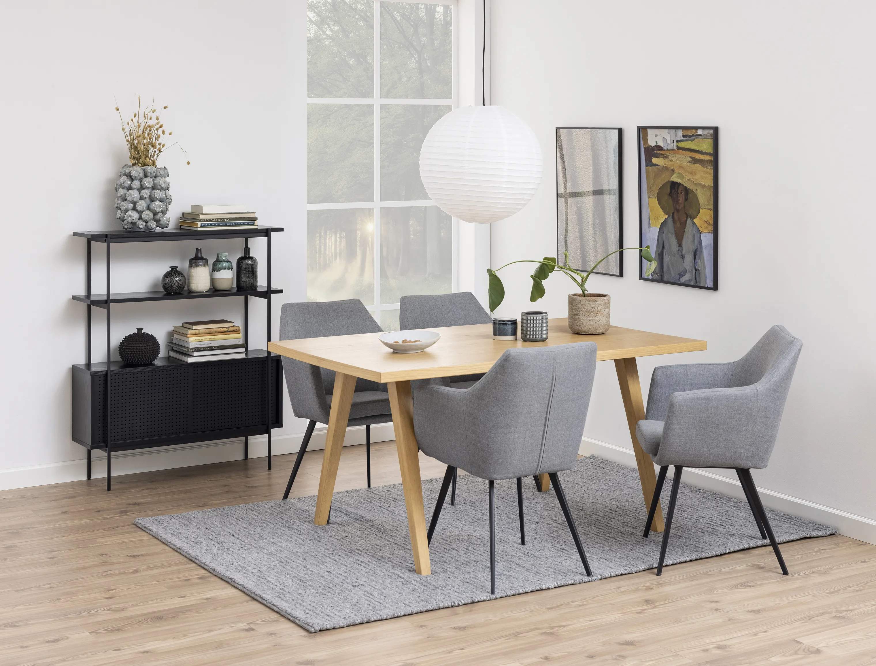 CASA Living Reoler og tilbehør Angus Reol i sort, 6