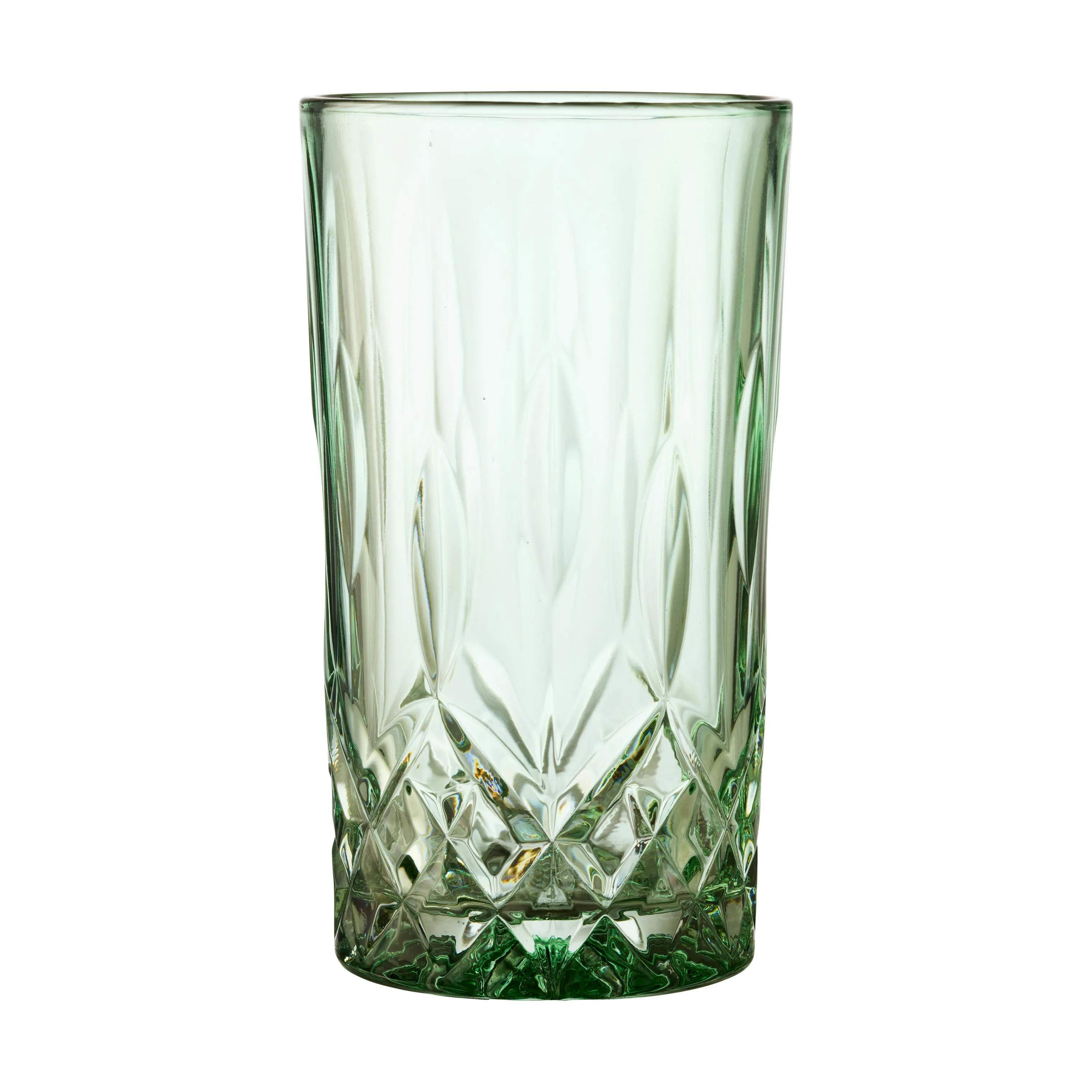 Sorrento Highballglas - 4 stk., grøn, large