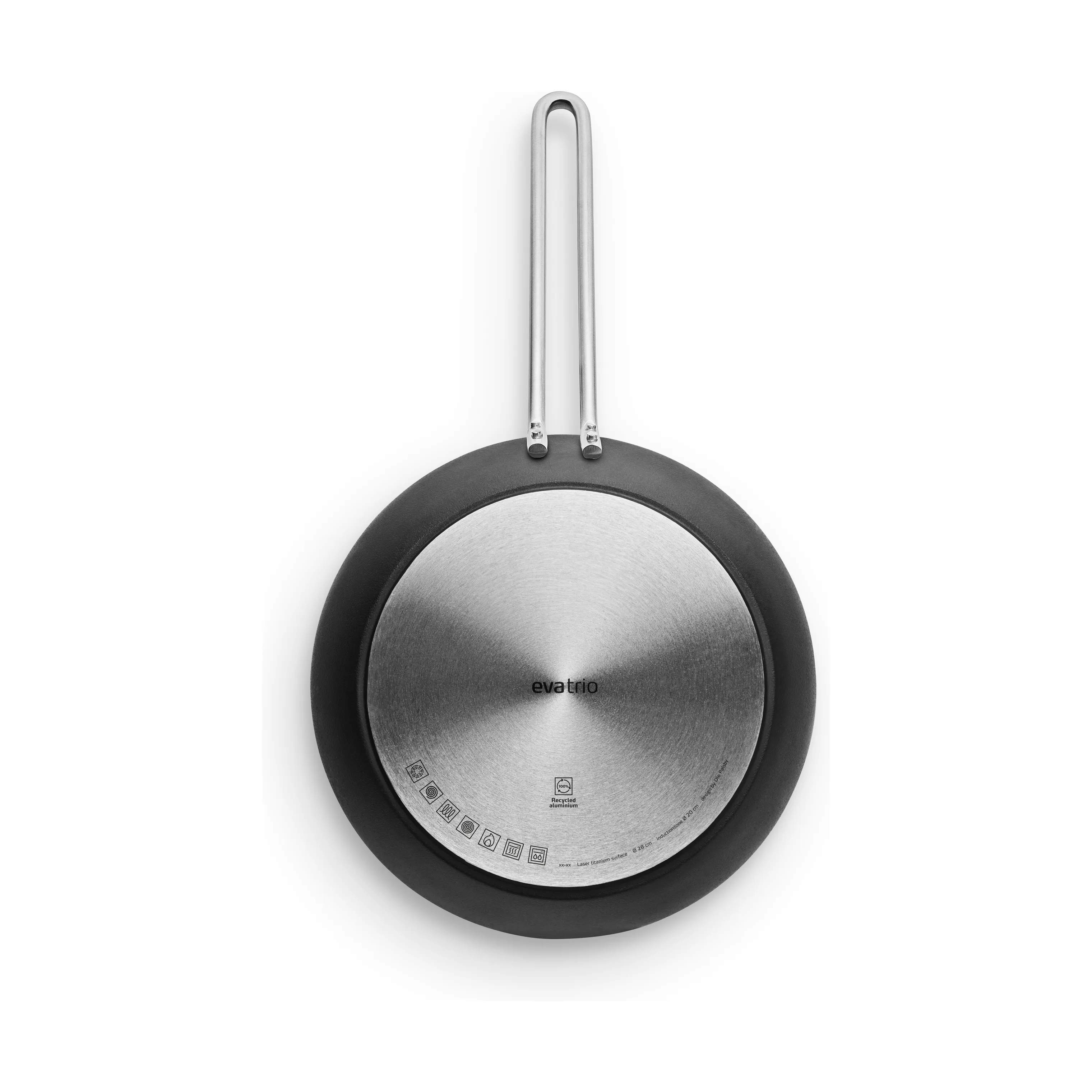 Eva Trio Stegepander Prof Titanium Rec. Stegepande i 28 cm, 3