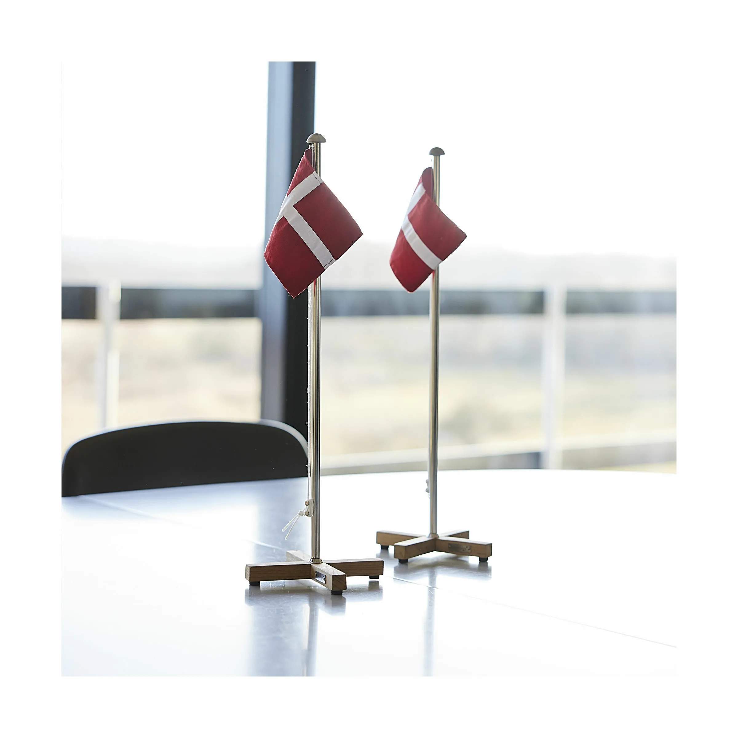 Mandalay Bordflag Mols Bordflag i Sølvfarvet/rød, 4