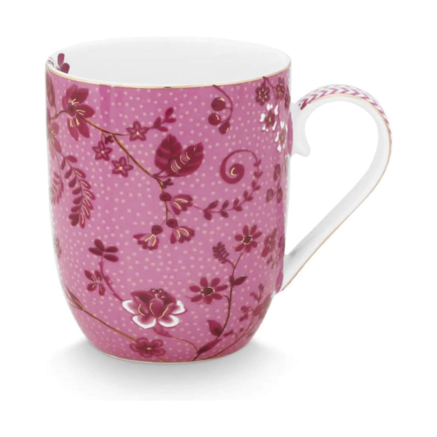 PIP Studio Krus og kopper med hank Jolie Flowers Krus i 14.5 cl, 1