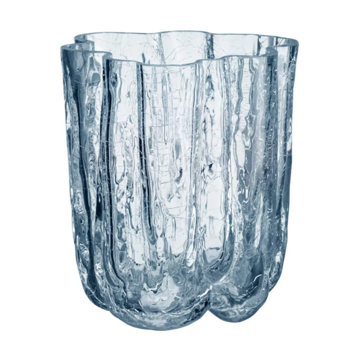 Crackle Vase, circular, large