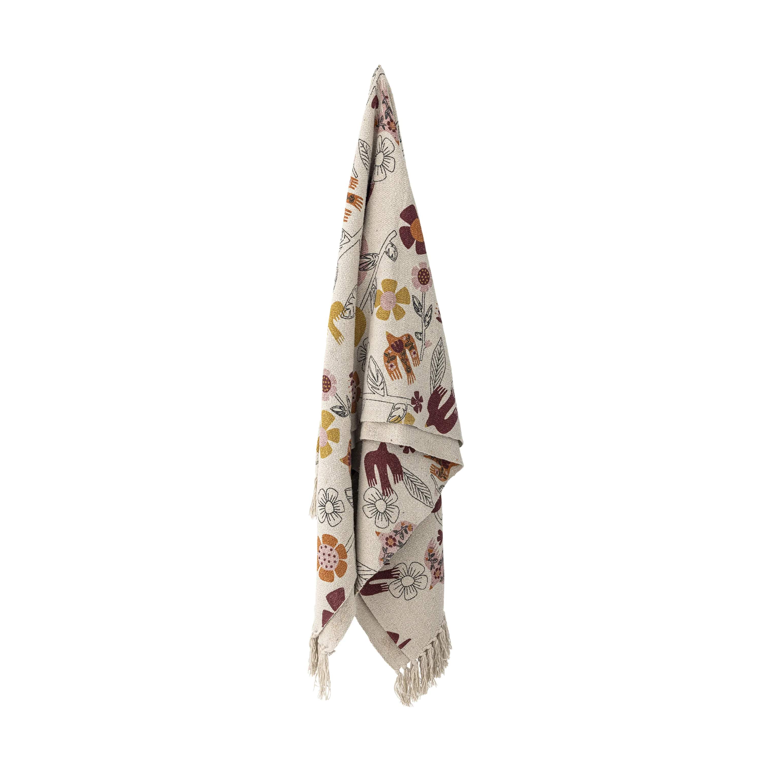 Bloomingville Plaider Vivielle Plaid i Multifarvet, 5