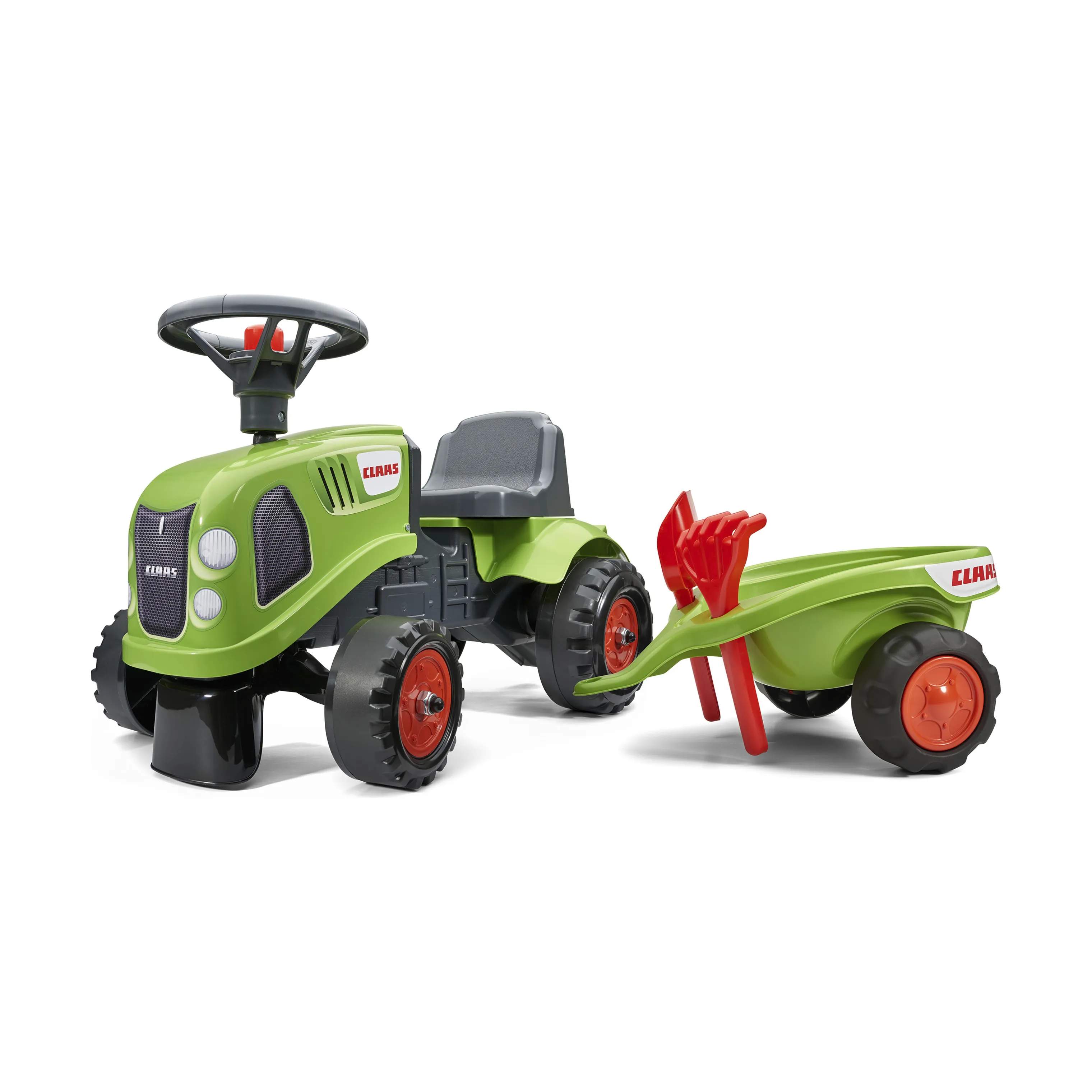 FALK Øvrig udeleg Traktor m. trailer i Grøn, 1