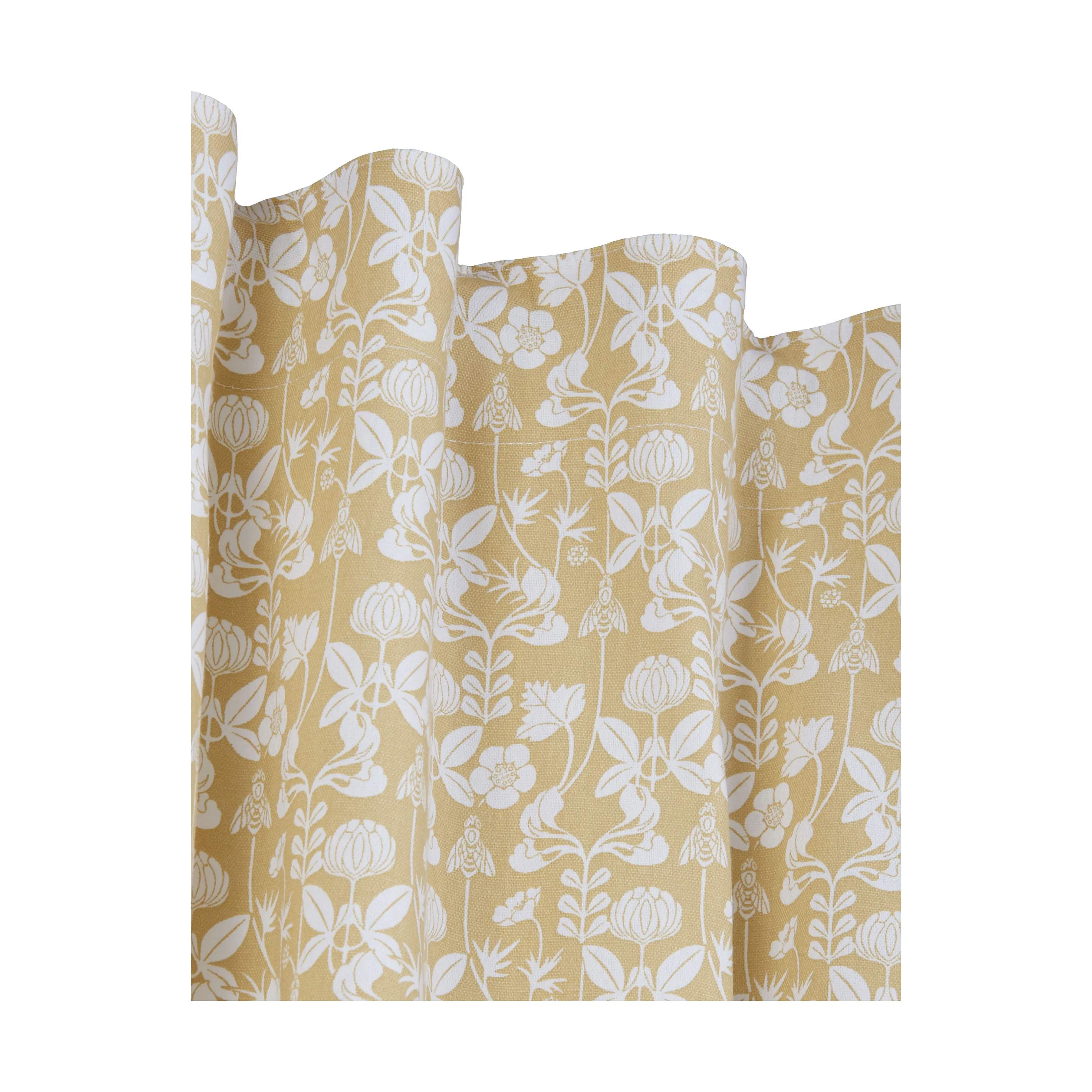 Svanefors Gardiner og gardinstænger De Mina Gardin - 2 stk. i Beige/gul, 3