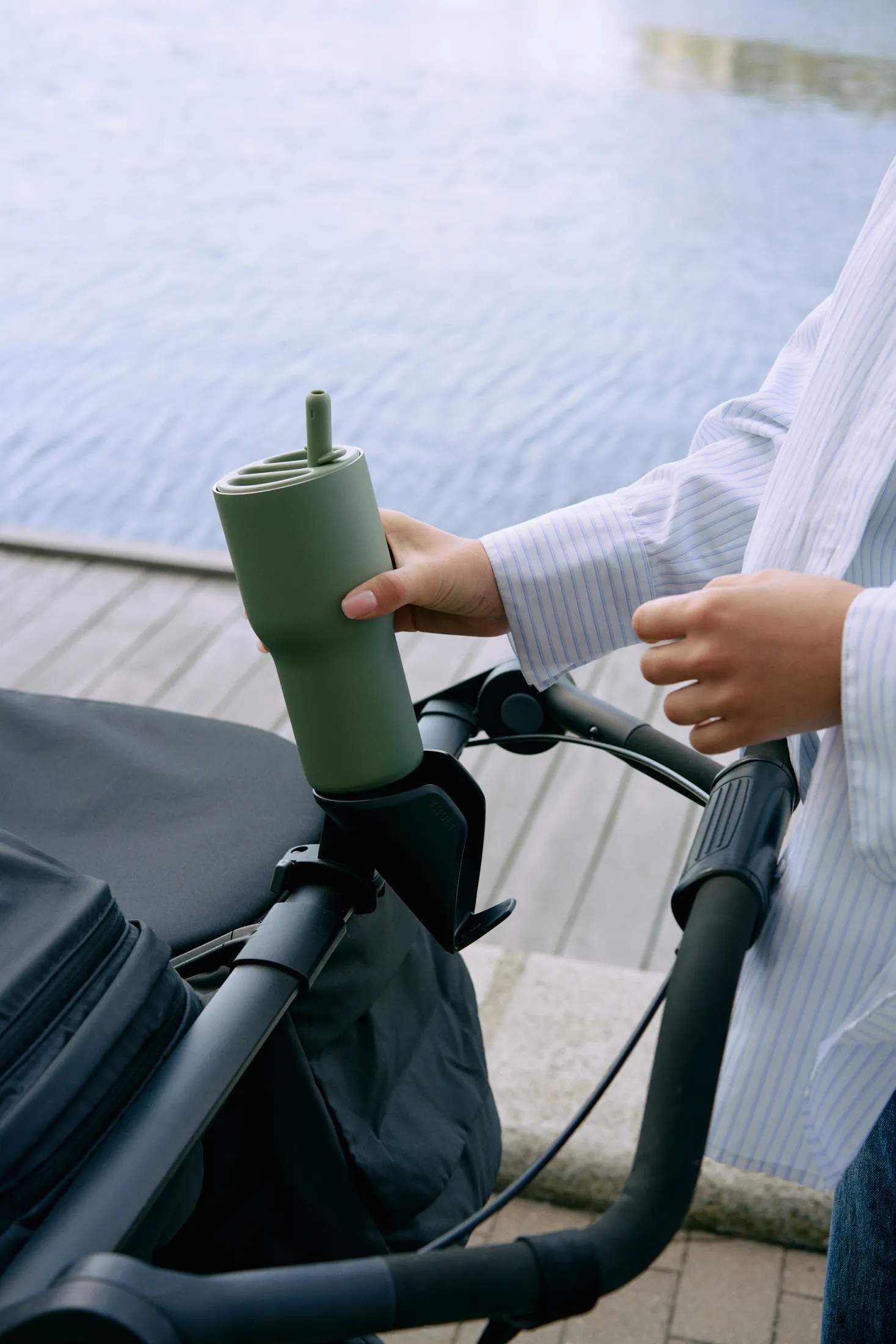 Eva Trio Termoflasker Sip'n'Go Tumbler i Green goddess, 2