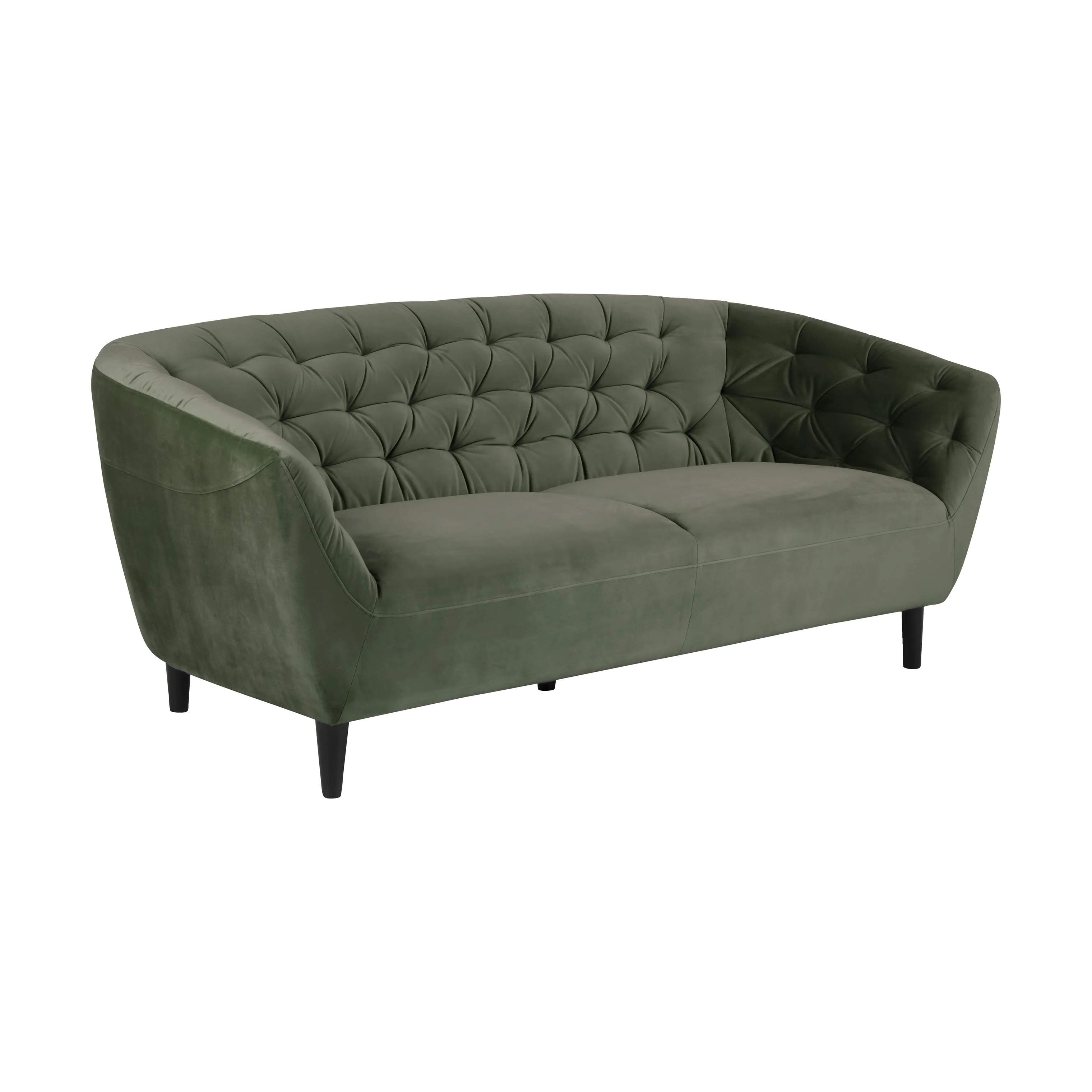 CASA Living Sofaer Ria Sofa i Grøn, 191 cm, 4