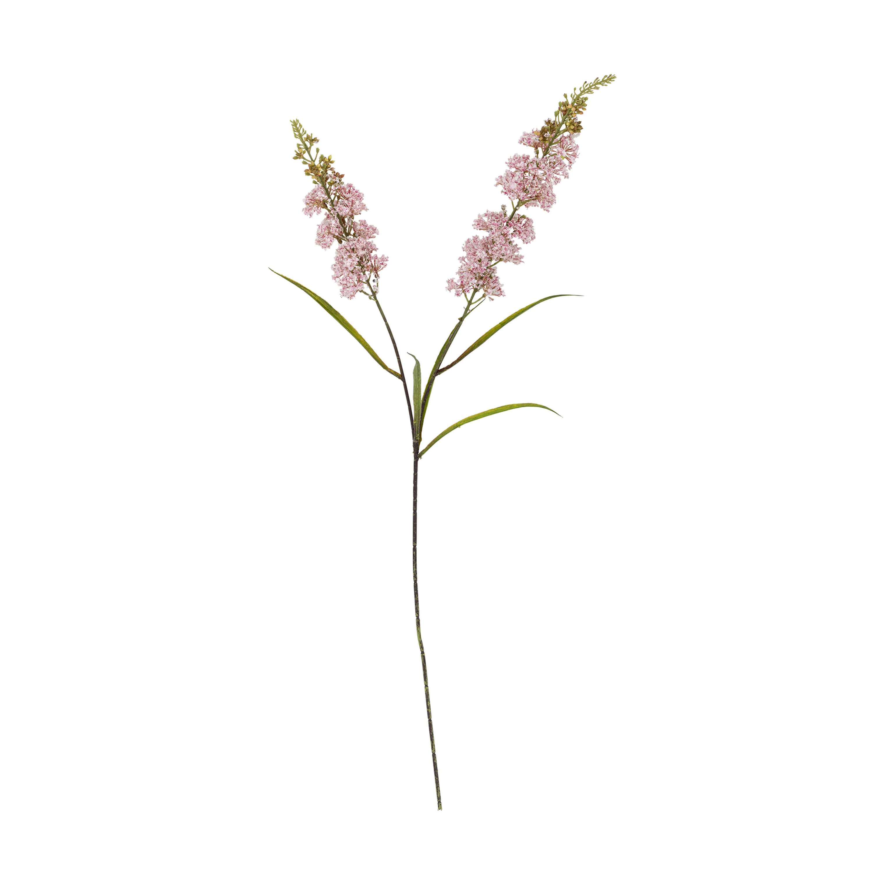 Bloomingville Kunstige blomster Kunstig blomst - Hydrangea stilk i Lyserød/grøn, 1