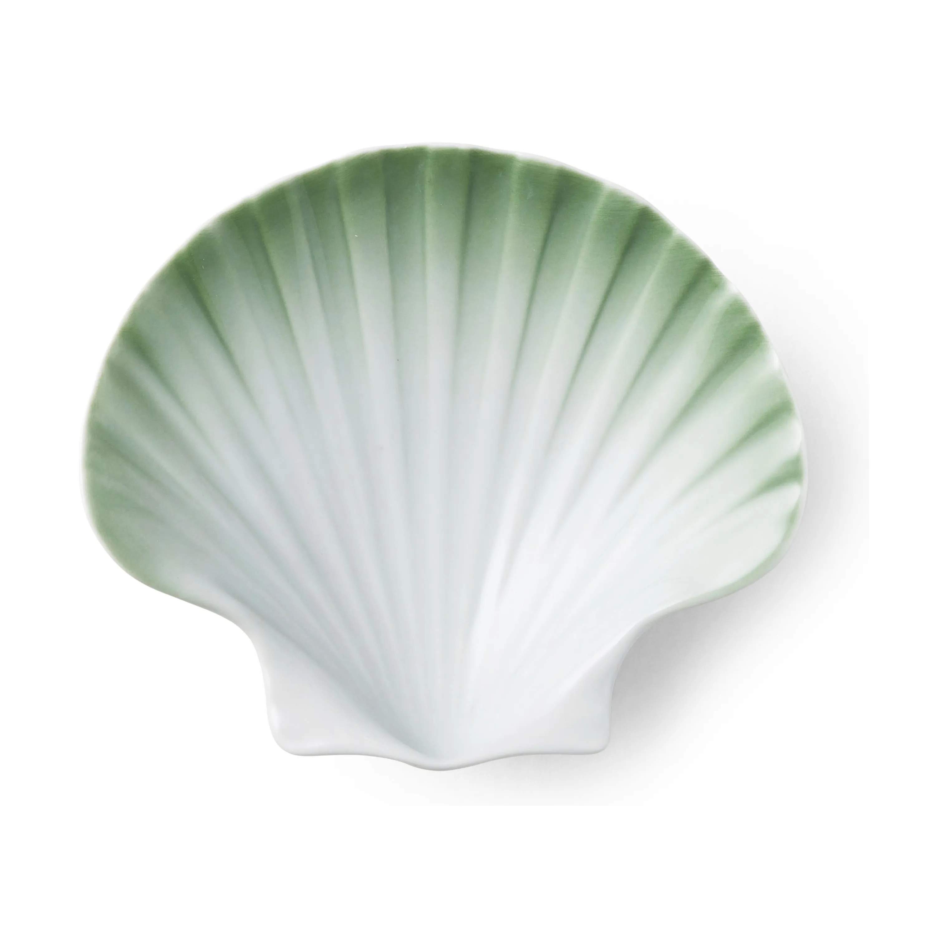 Royal Copenhagen Skåle Iris i Grøn/Hvid, 1