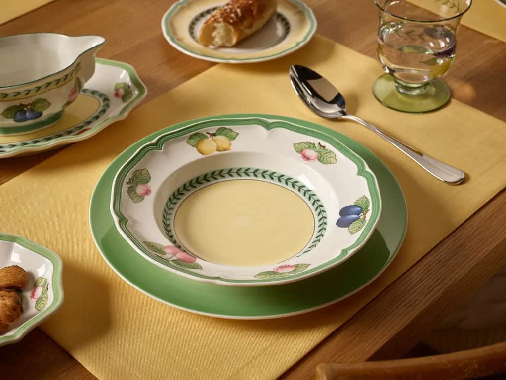 Villeroy & Boch Dybe tallerkener French Garden Fleurence Dyb Tallerken i Hvid/gul, 2