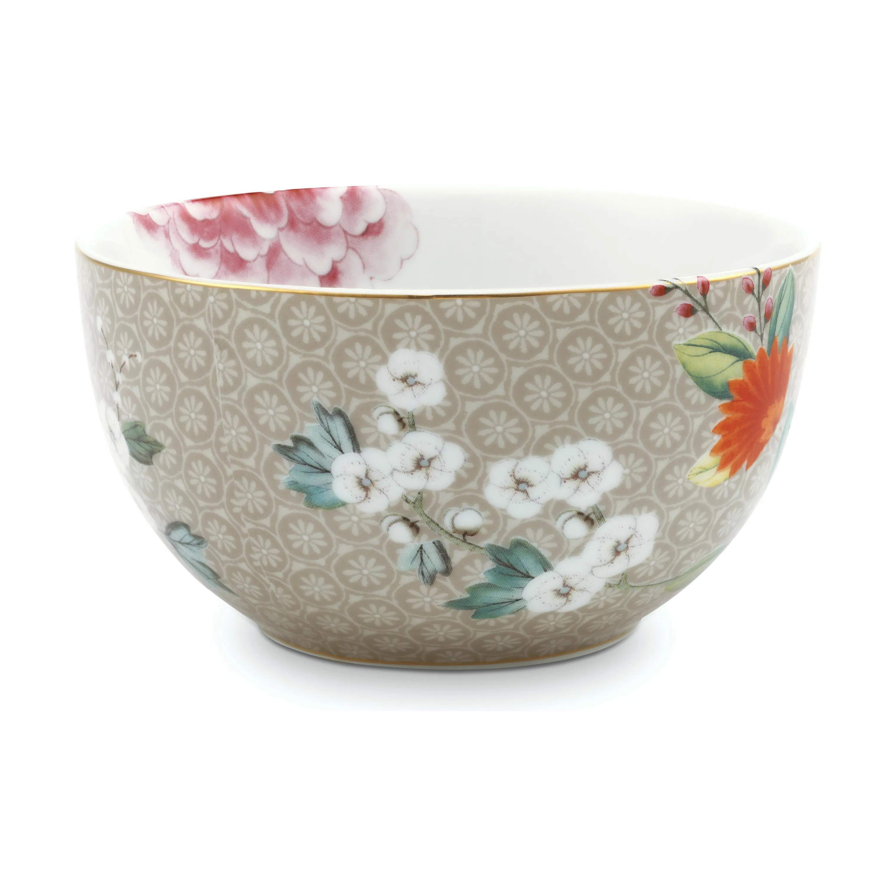 PIP Studio Serveringsskåle Blushing Bird Skål i khaki , 12 cm, 2
