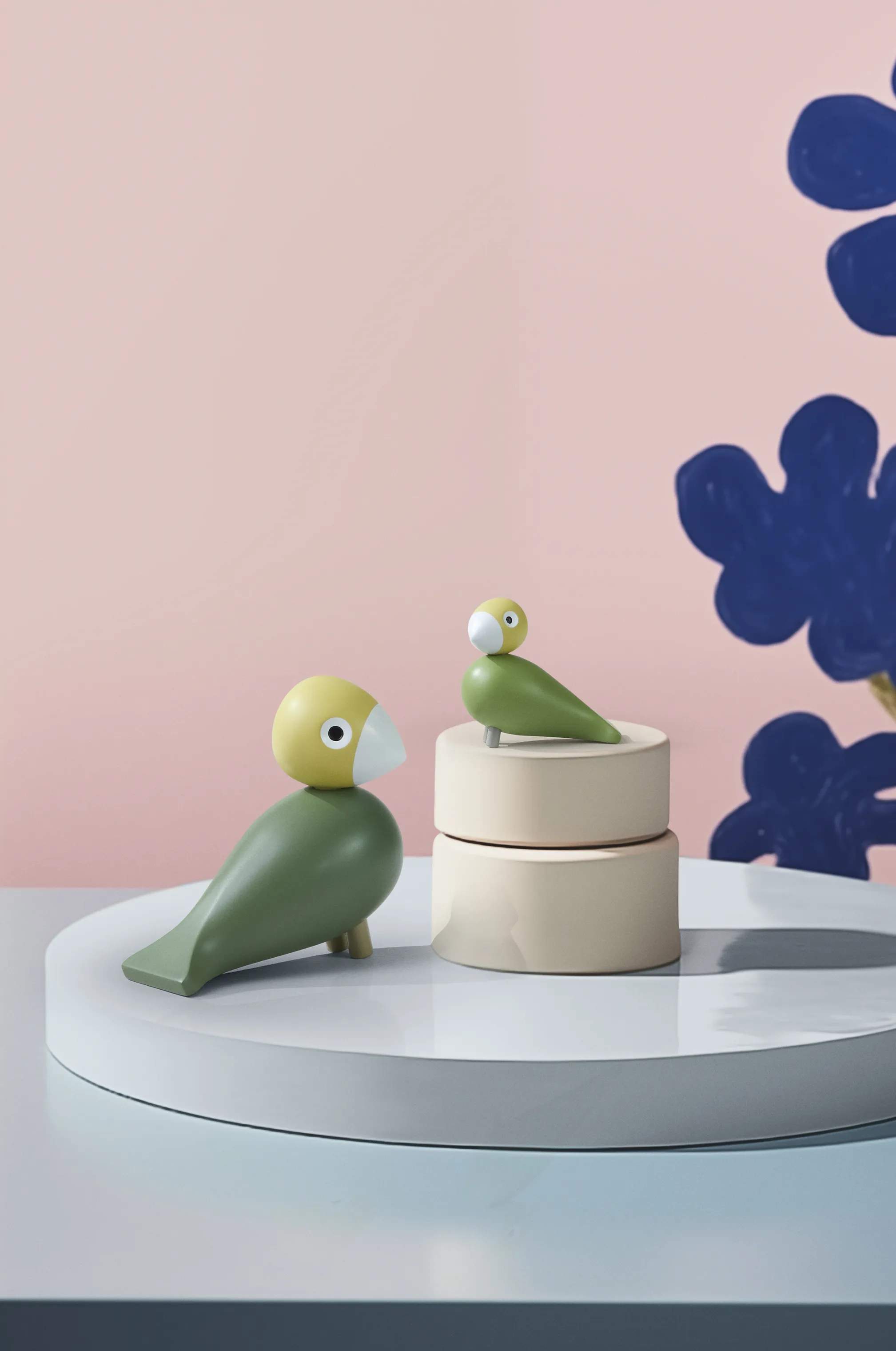 Kay Bojesen Dyrefigurer Birds Fuglepar - Liv & Lykke i Grøn, 3