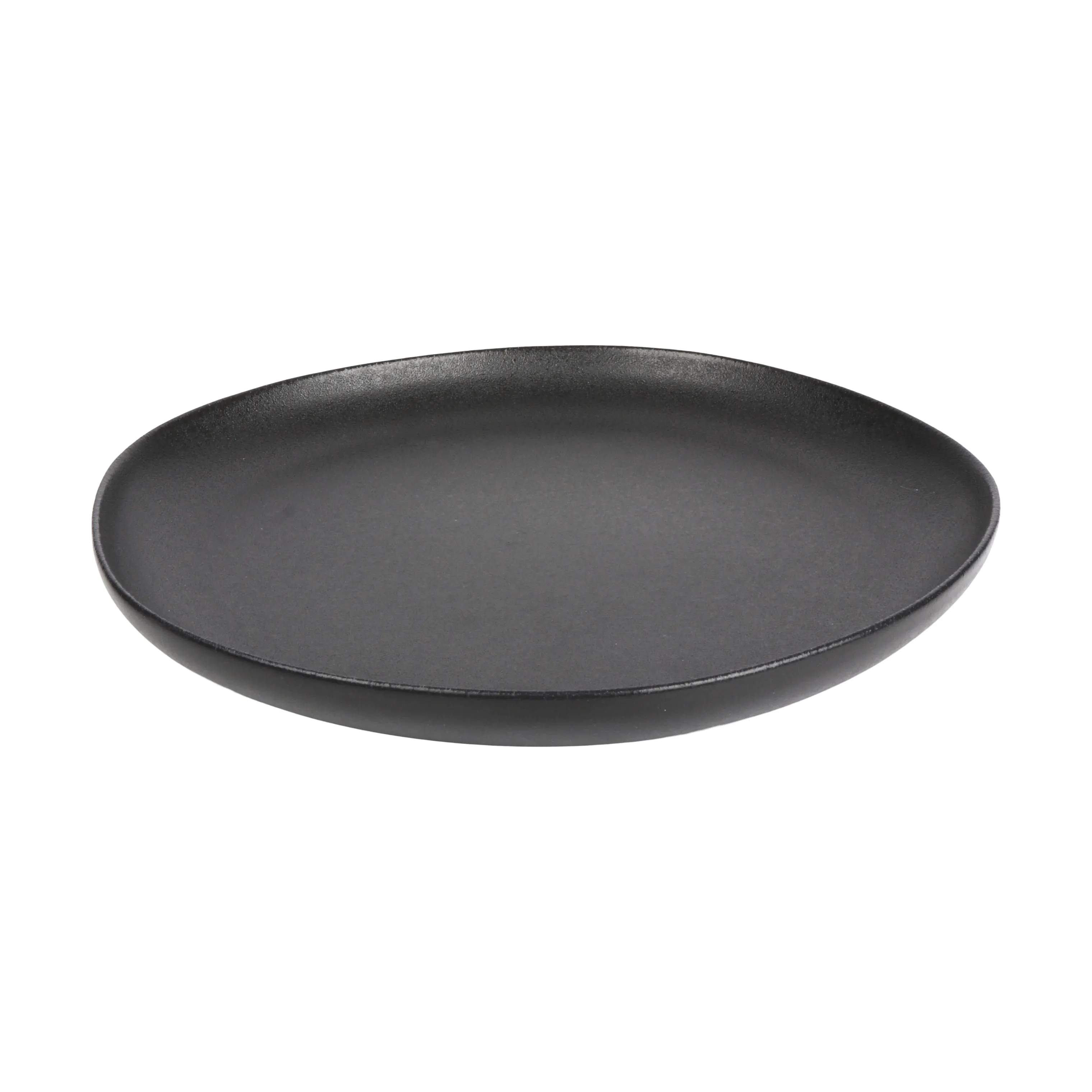 Timm Vladimir Kitchen Frokosttallerkener Organic Rustik Frokosttallerken i Sort, 1