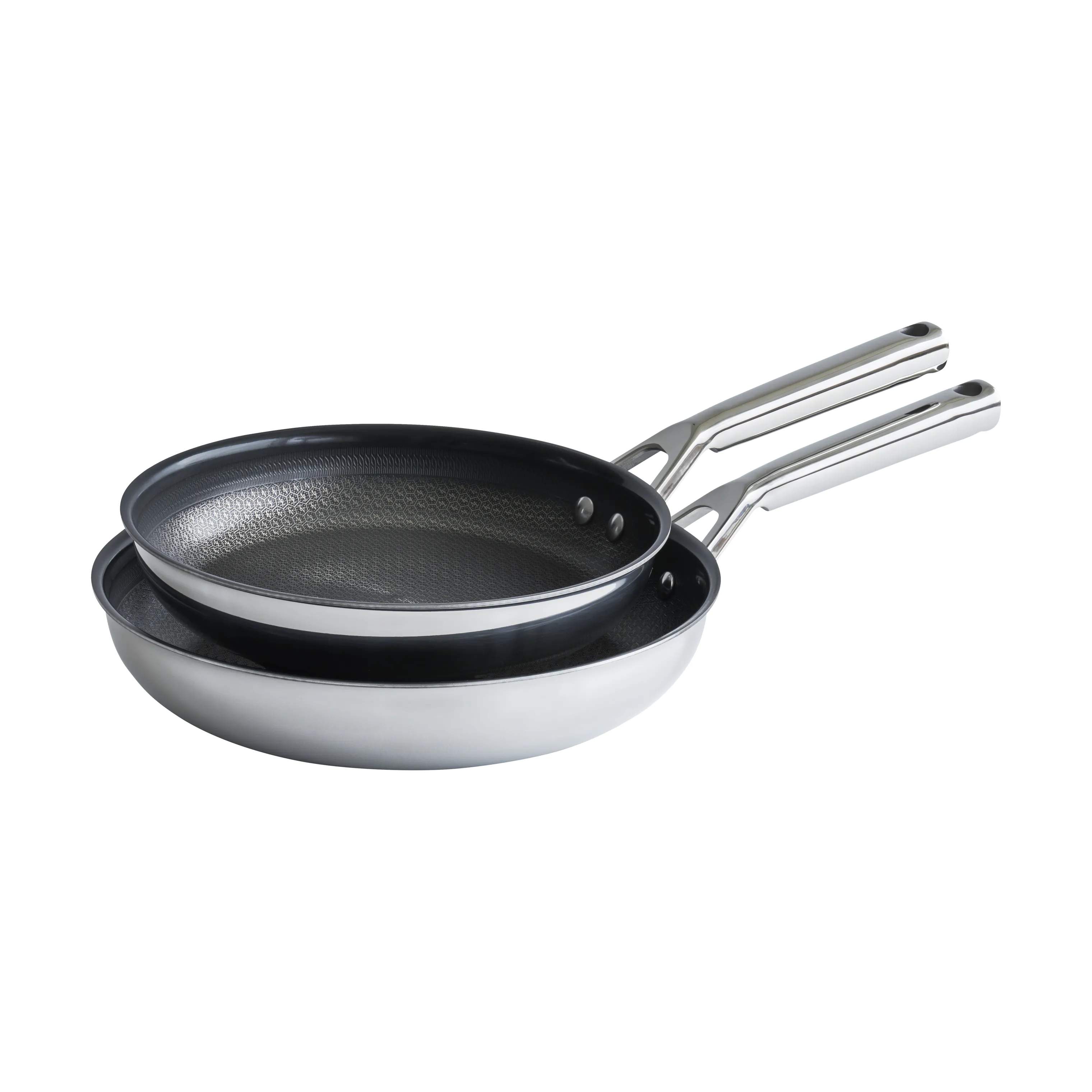 Timm Vladimir Kitchen Stegepander Stegepandesæt - 2 dele i stål, 1