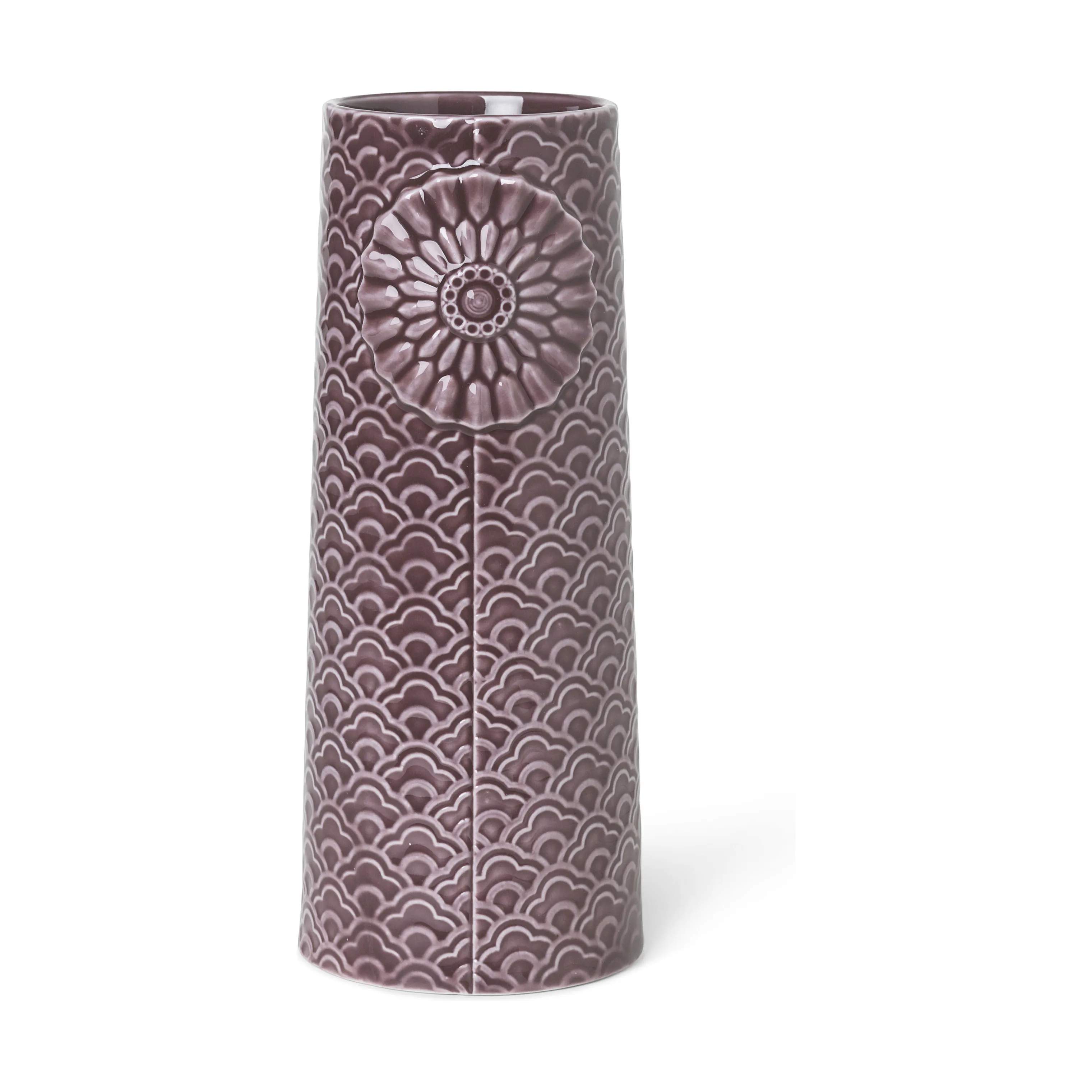 Pipanella Waves Vase, aubergine, large