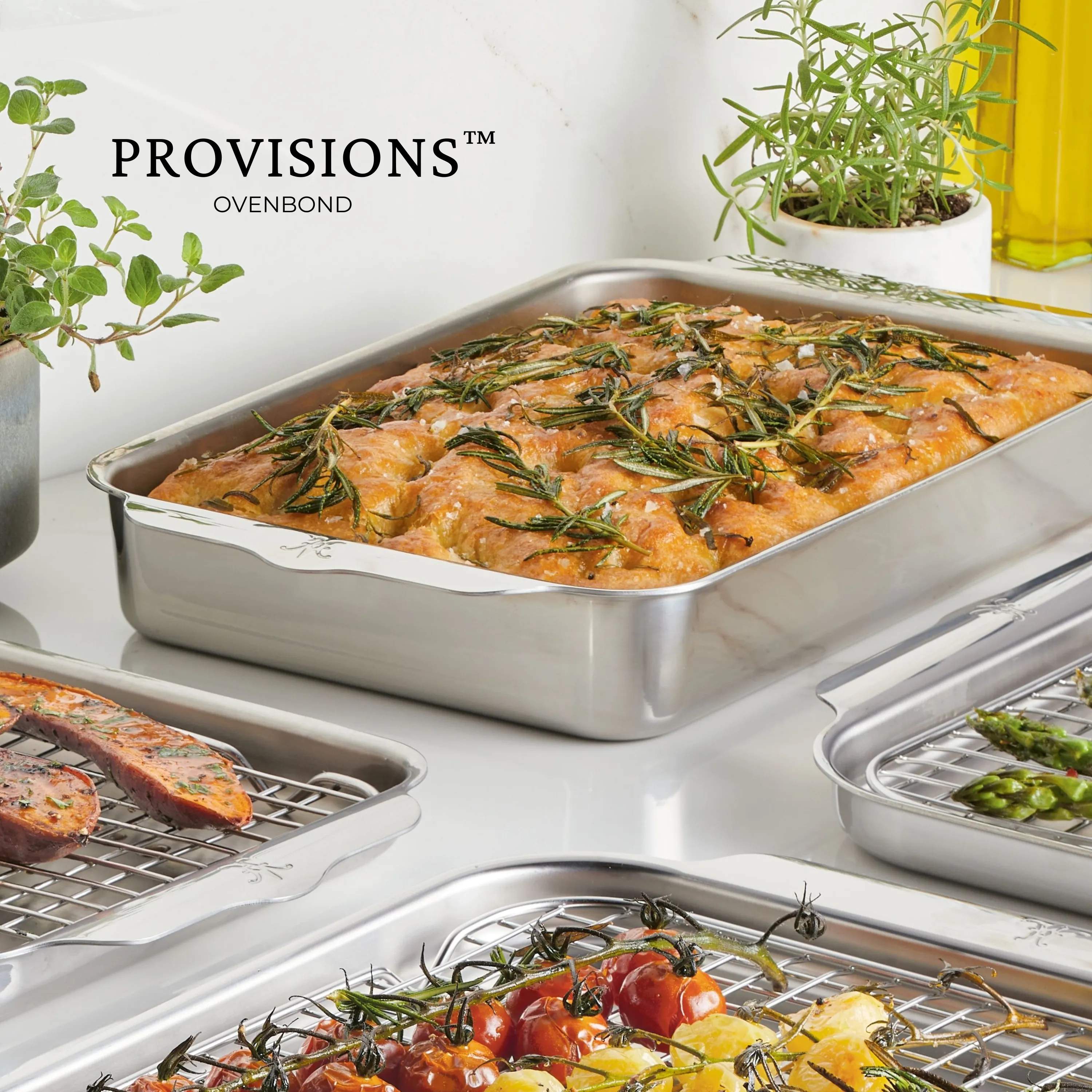 Hestan Ovnfaste fade OvenBond Ovnfad i Rustfrit stål, B24,79 x L40,34 cm, 3