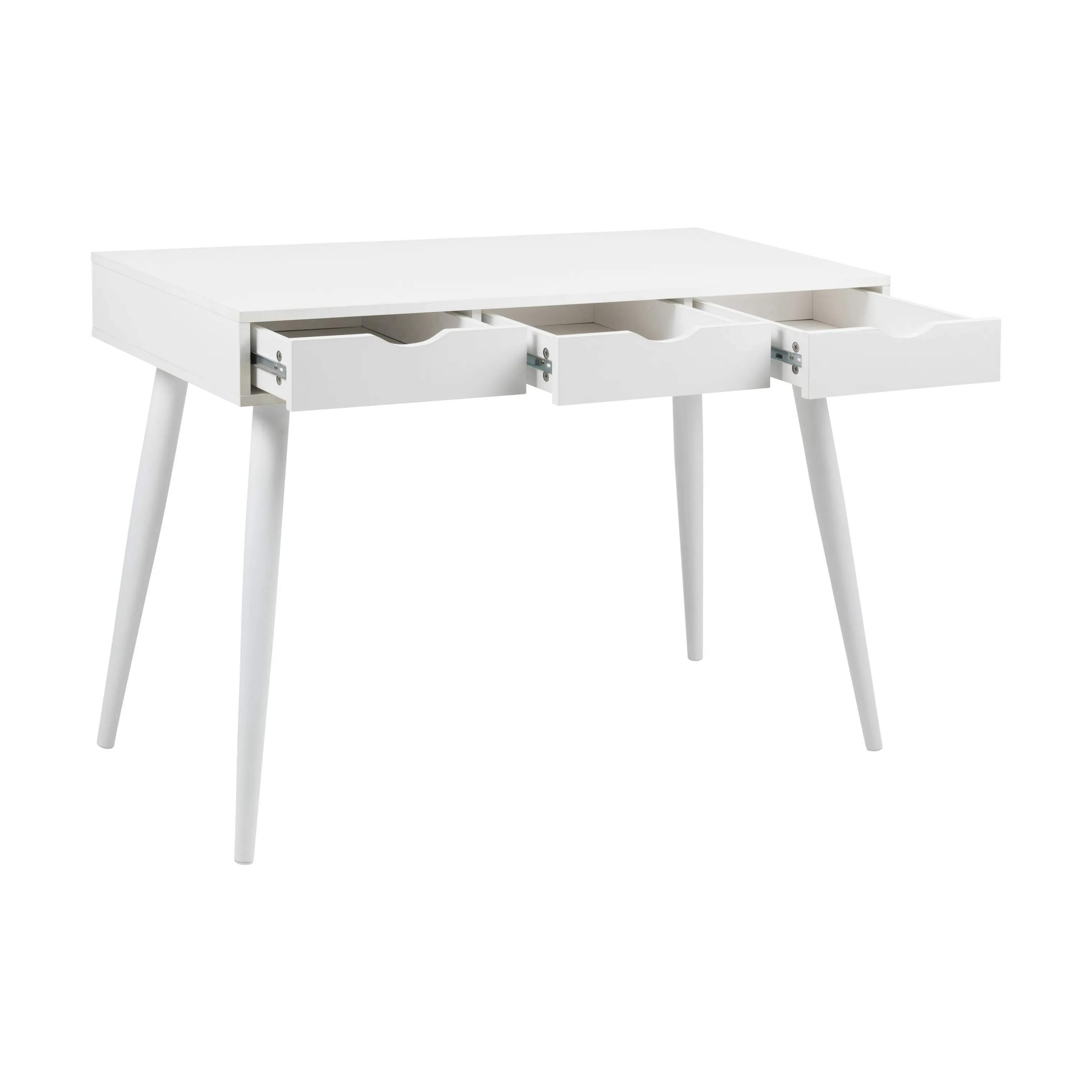 CASA Living Skriveborde Neptun Skrivebord i Hvid, 4
