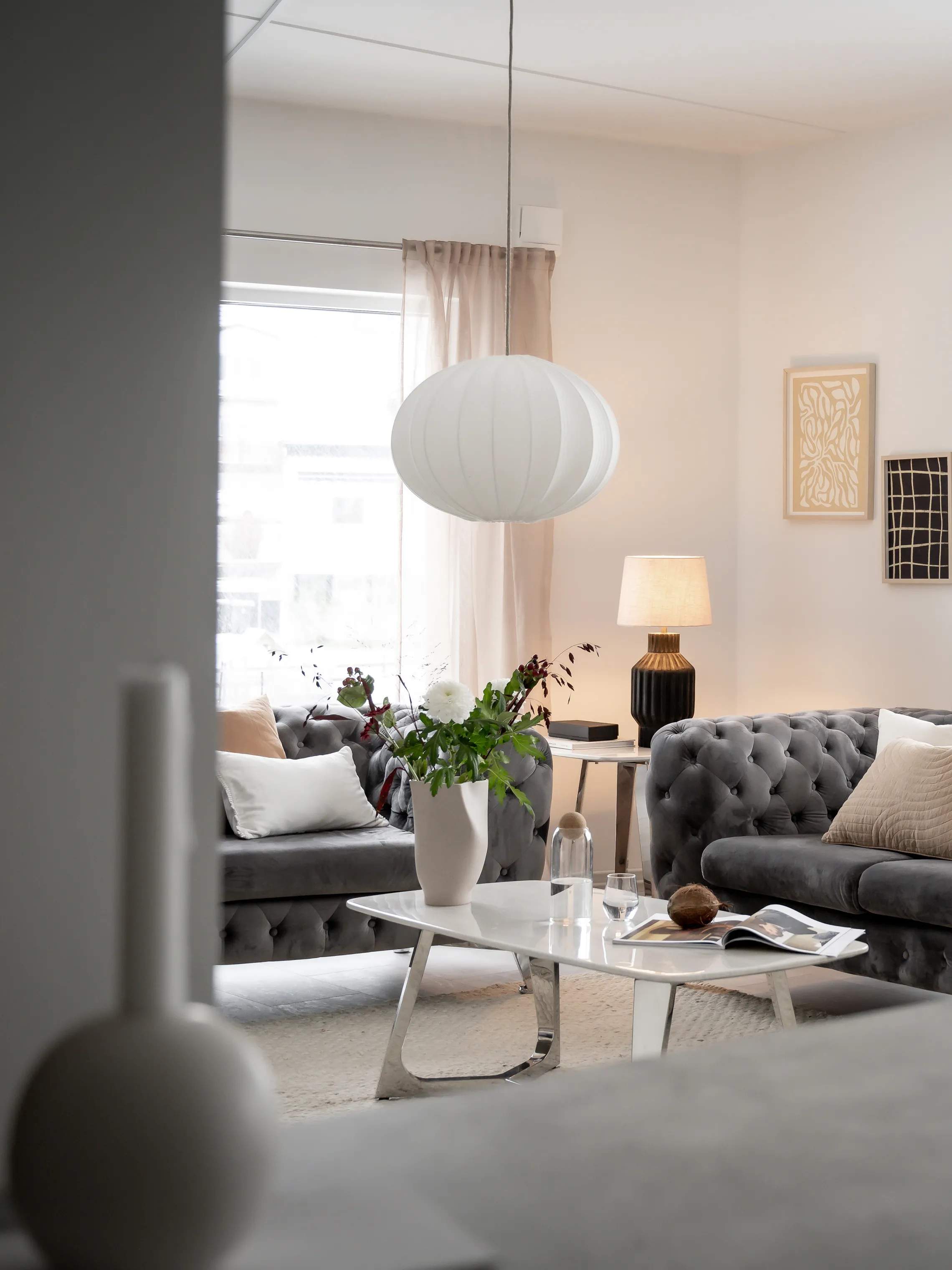 PR Home Pendler Hilma Pendel i Hvid, 5