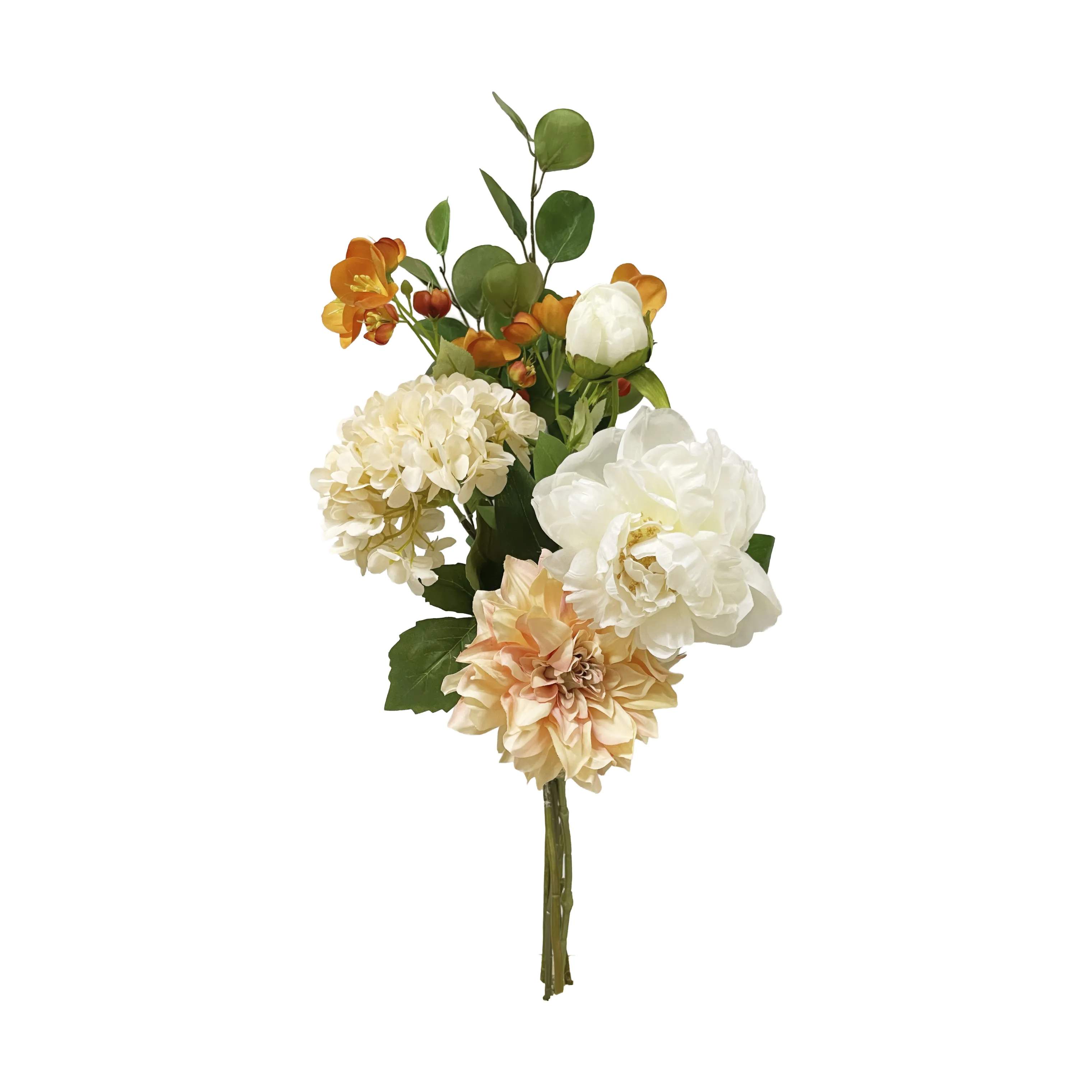 everbloom Kunstige blomster Kunstig Blomsterbuket i Orange/Hvid, 1