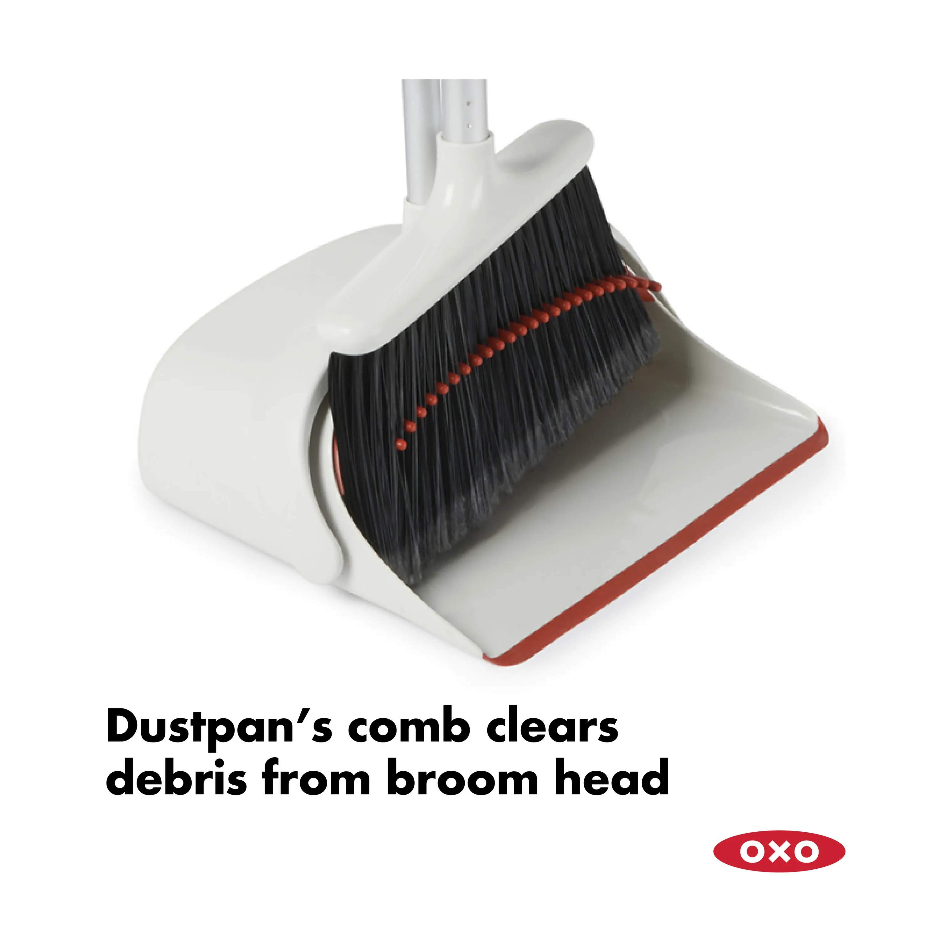 OXO Koste og fejebakker Good Grips Fejesæt i Stål/hvid, 2