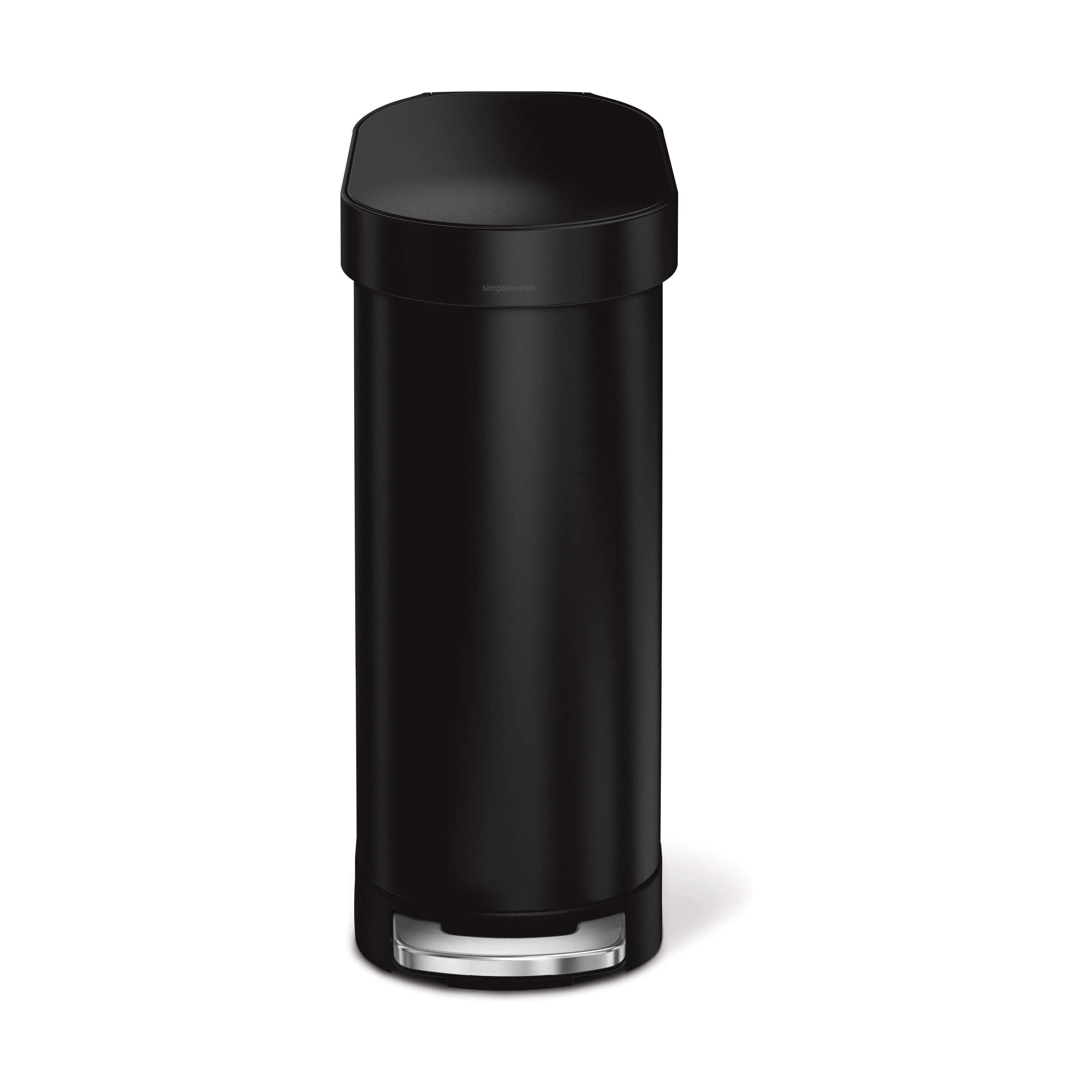 Simplehuman Pedalspande Slim Pedalspand i Sort, 45 L, 1