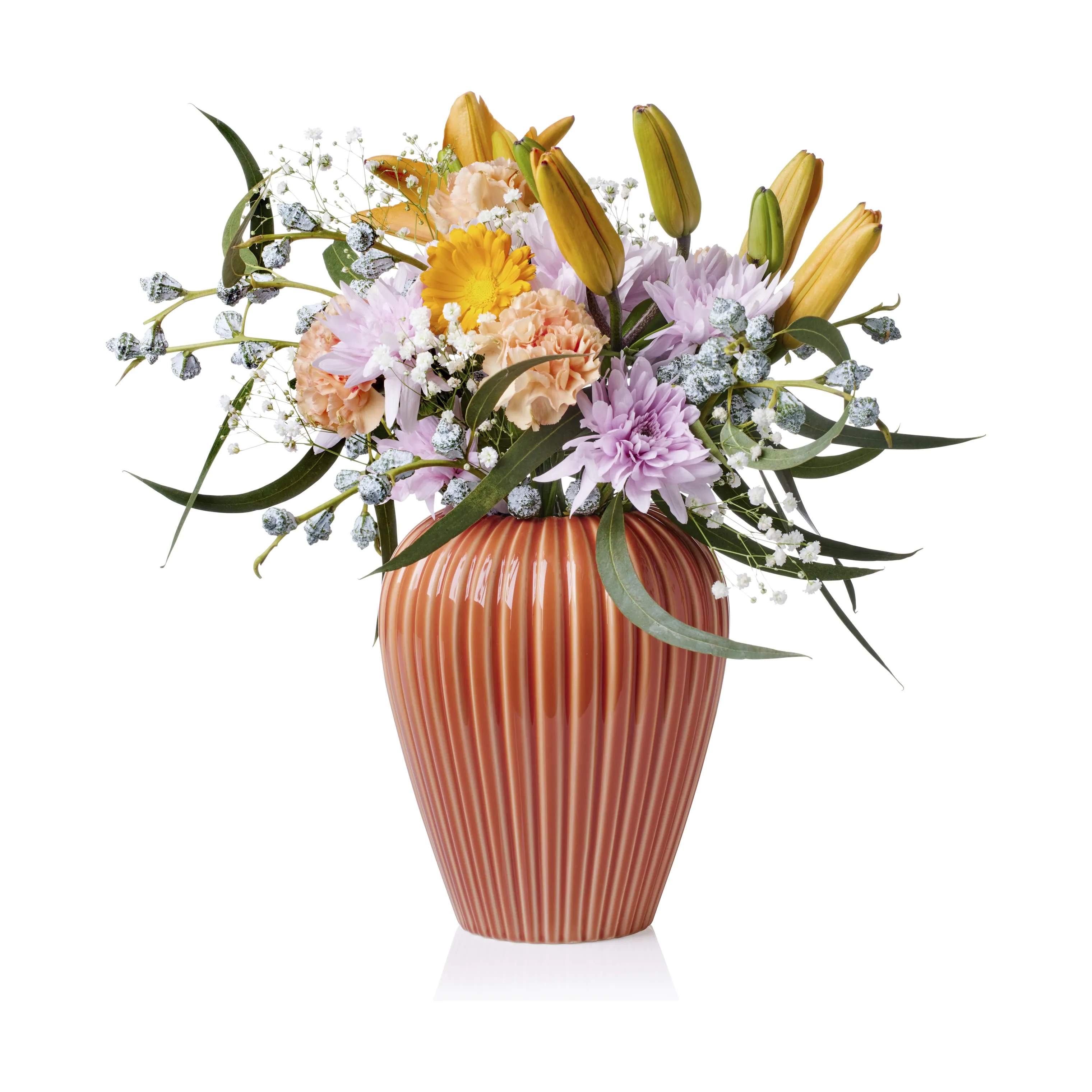 erik bagger a/s Vaser Eslau Lilje Vase i Orange, 20 cm, 3