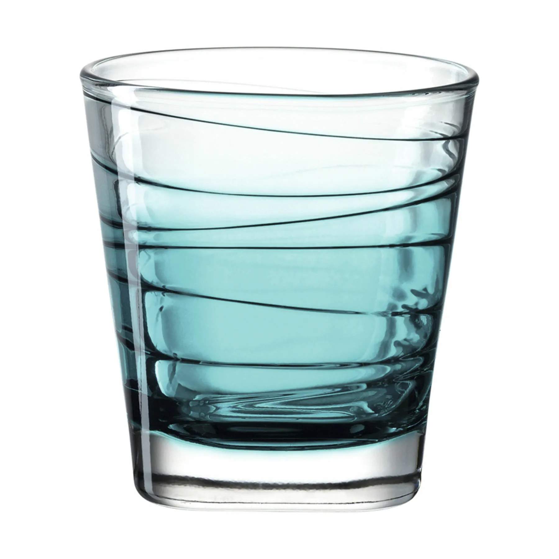 Leonardo Vandglas Vario Vandglas - 6 stk. i Klar/turkis, 25 cl, 2