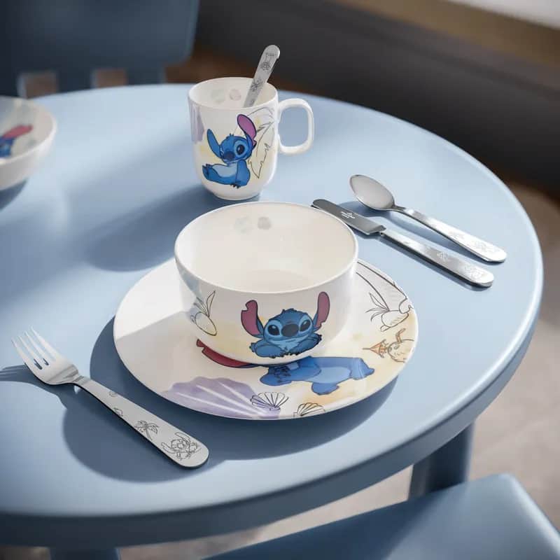 Villeroy & Boch Børnetallerkener Disney Stitch Børnespisesæt - 7 dele i 7 stk., 3