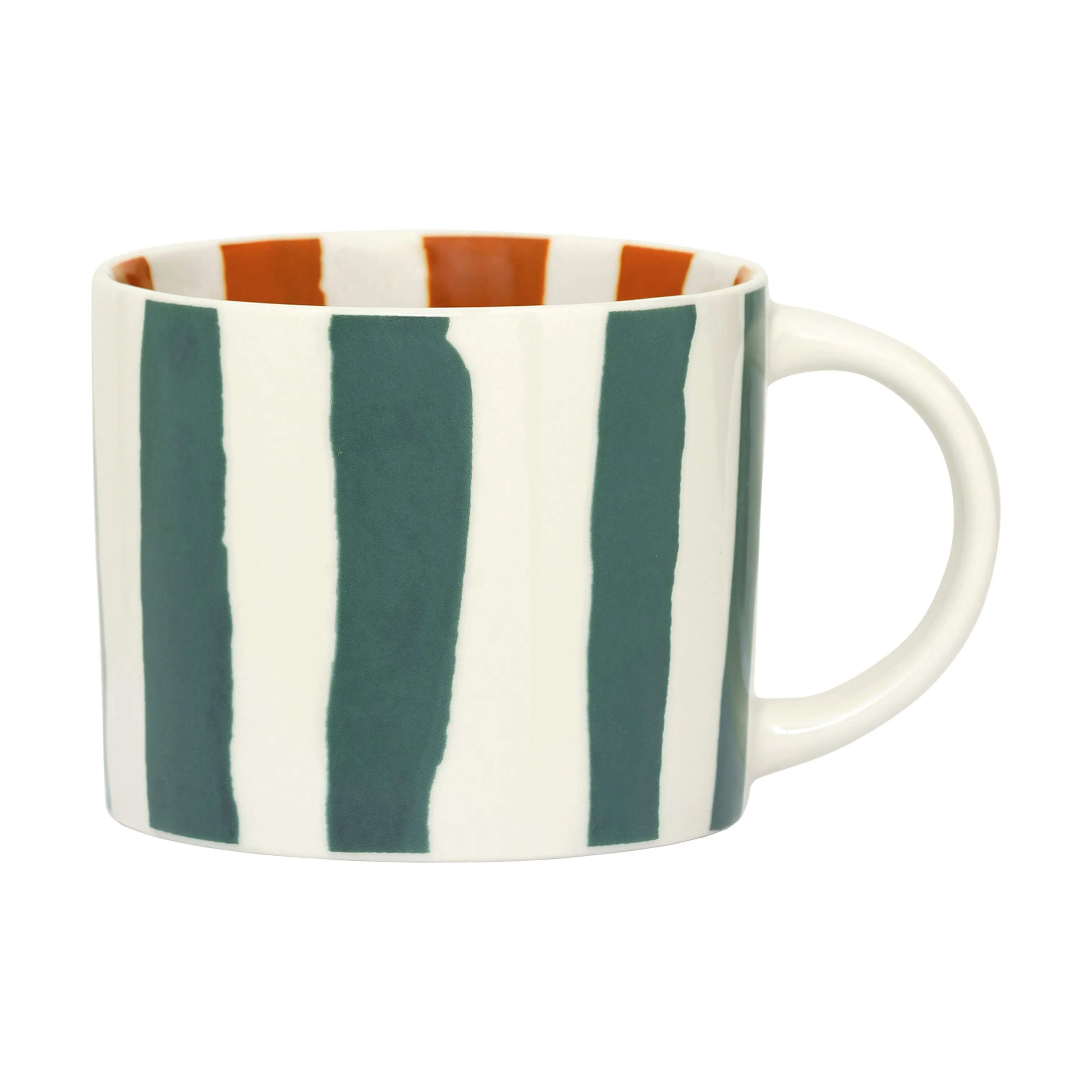 Tazza Kaffekop, blå/striber, large