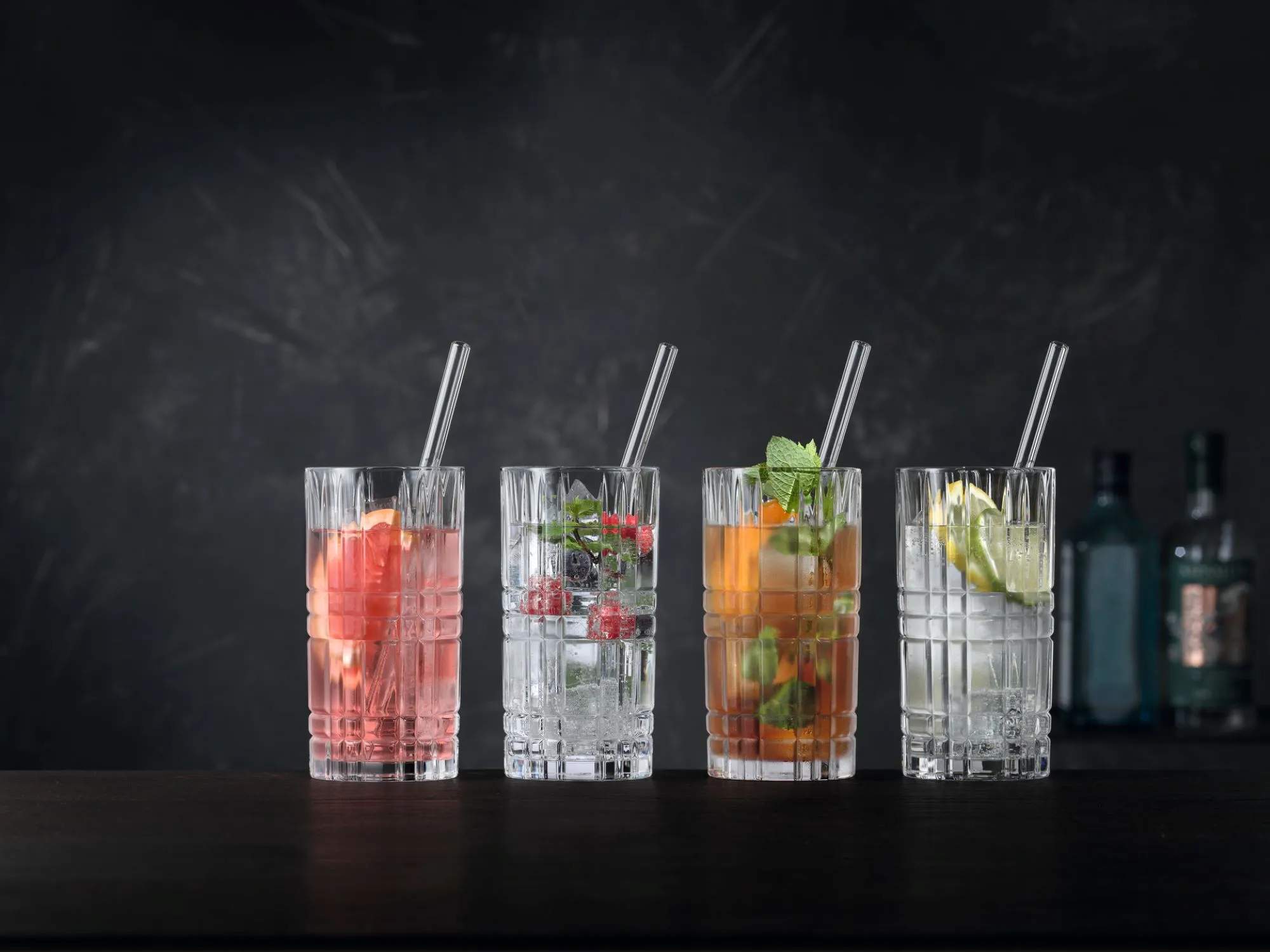 Nachtmann Highball glas Tastes Good Square Glas - 4 stk. i klar, 2