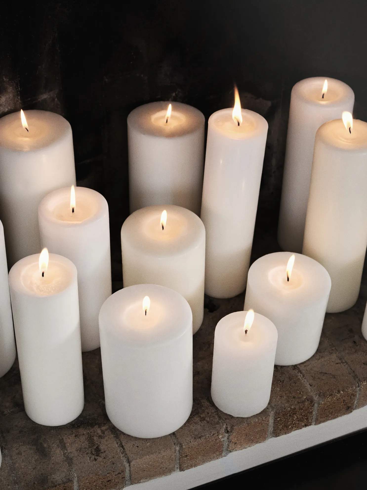 Broste Copenhagen Bloklys Church Bloklys i Antique white, 25 cm, 2