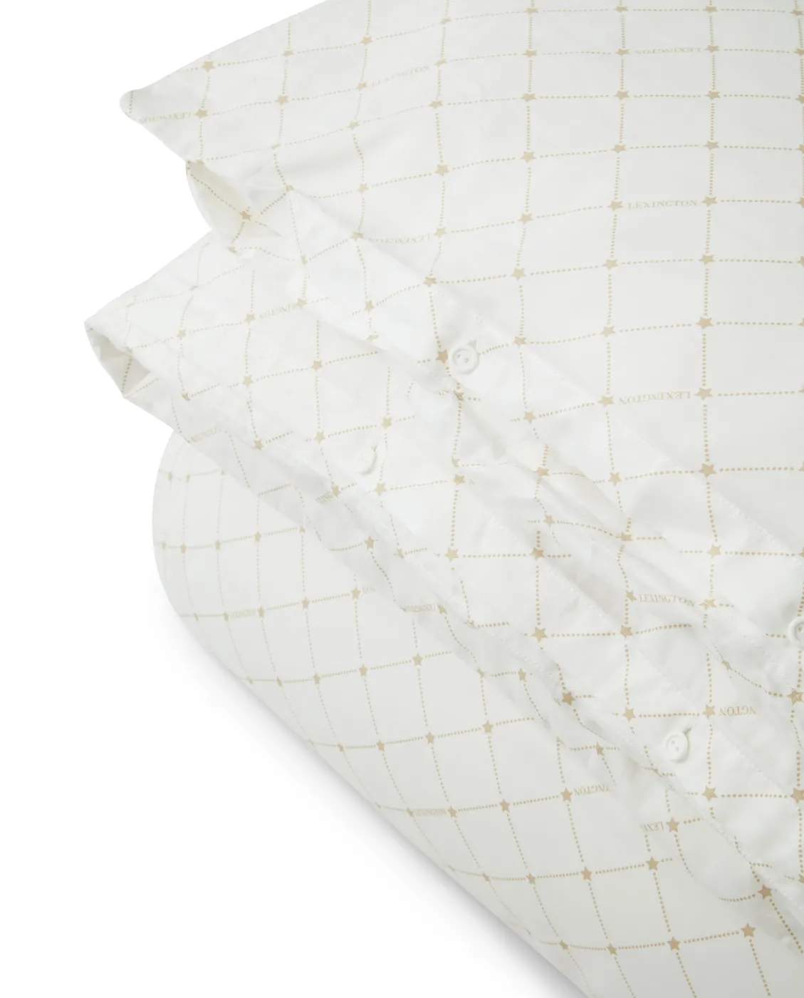 Lexington Sengetøj From back home, Fall 23 From Back Home Signature Star Dynebetræk i Hvid/beige, B140 x L220 cm, 2