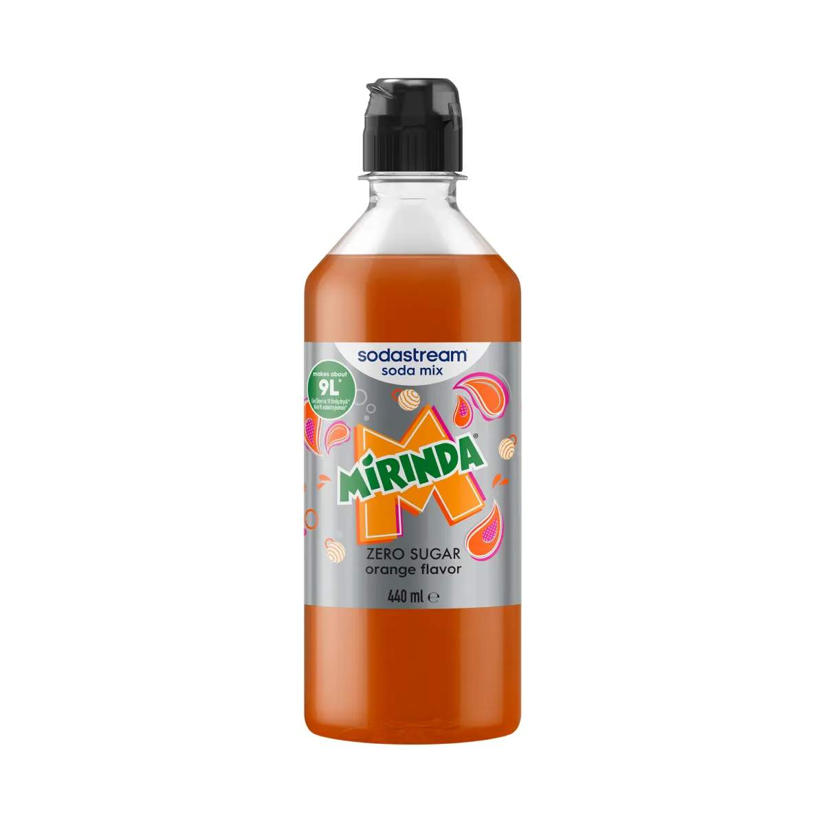 SodaStream Smagskoncentrater Sirup - Mirinda Zero i Mirinda Zero, 1