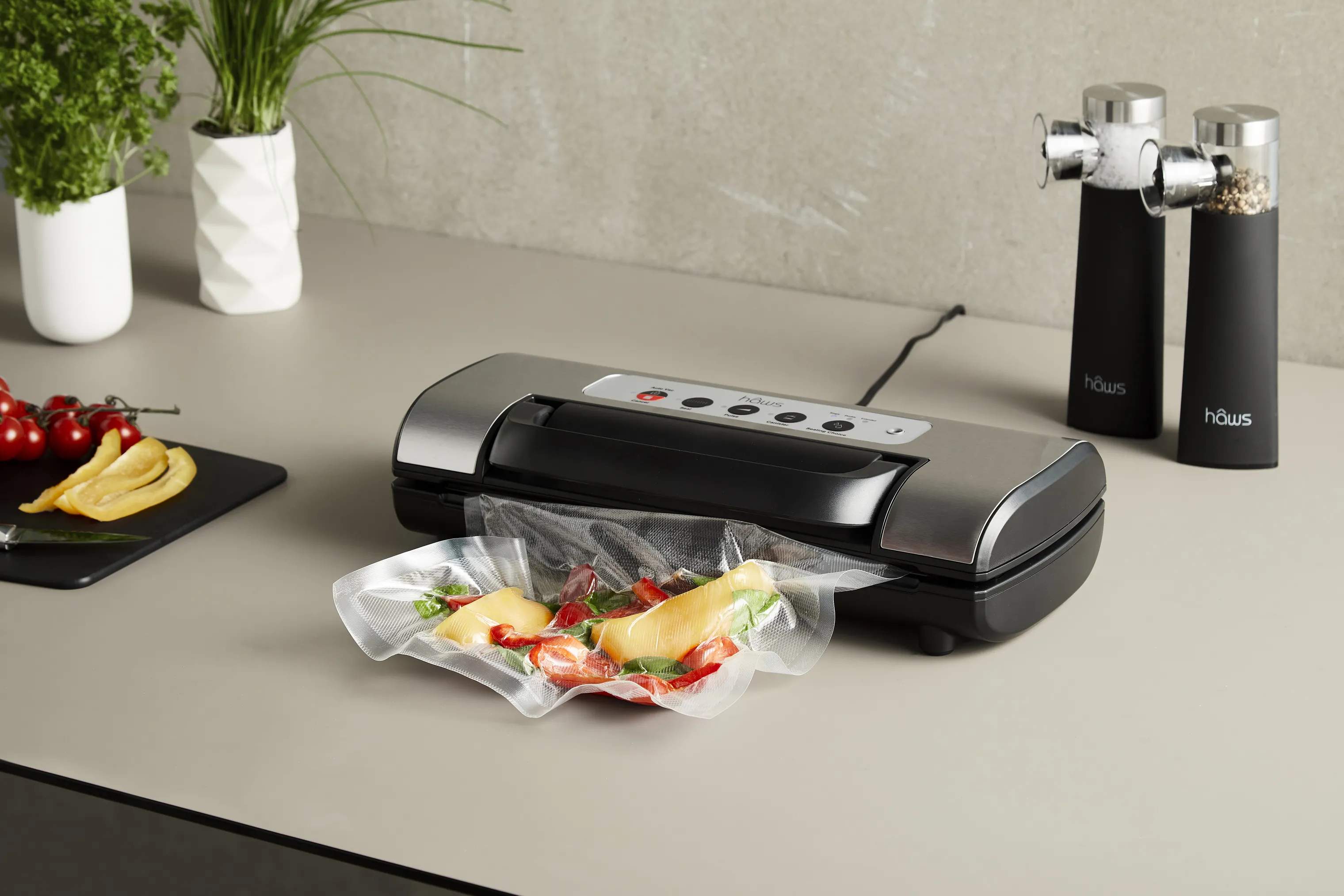 Hâws Vakuumpakkere Vakuumpakker 30-VP3206DF i Sort, 5