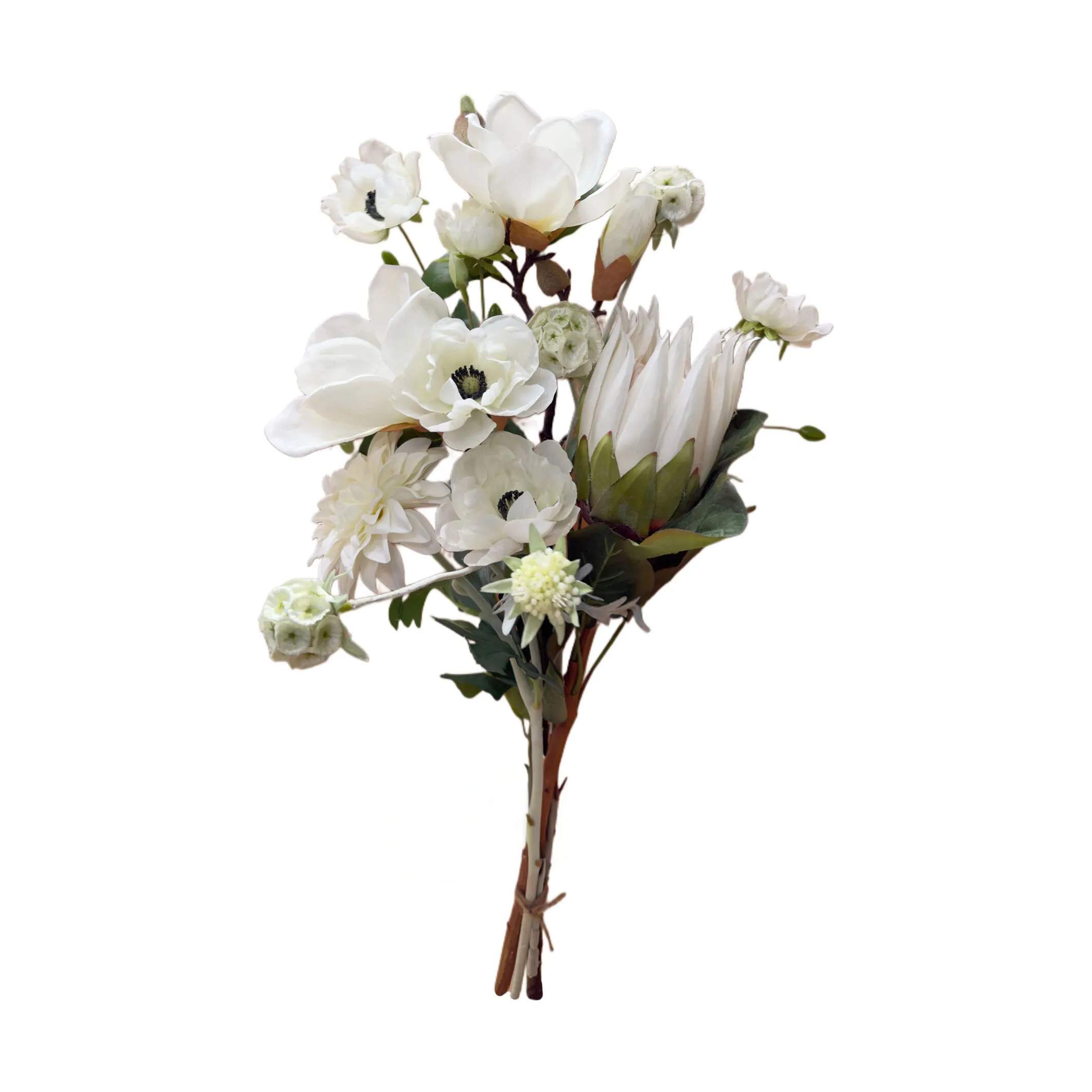 everbloom Kunstige blomster Blomsterbuket i White, 1