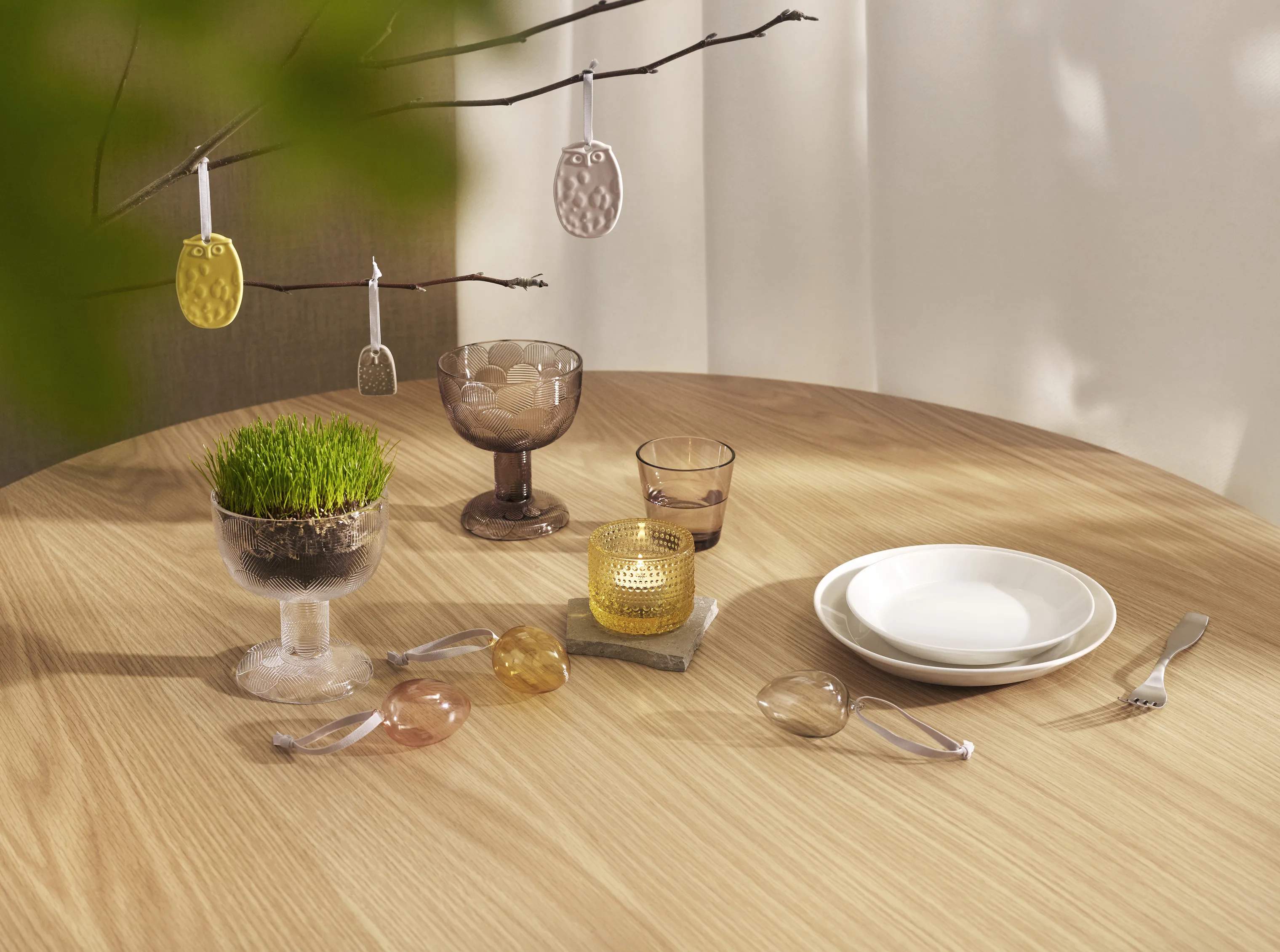 Iittala Frokosttallerkener Teema Tallerken i Hvid, 17 cm, 3