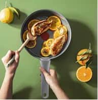 Tefal Stegepander Ingenio Renew Stegepandesæt - 3 dele i Grå, 2
