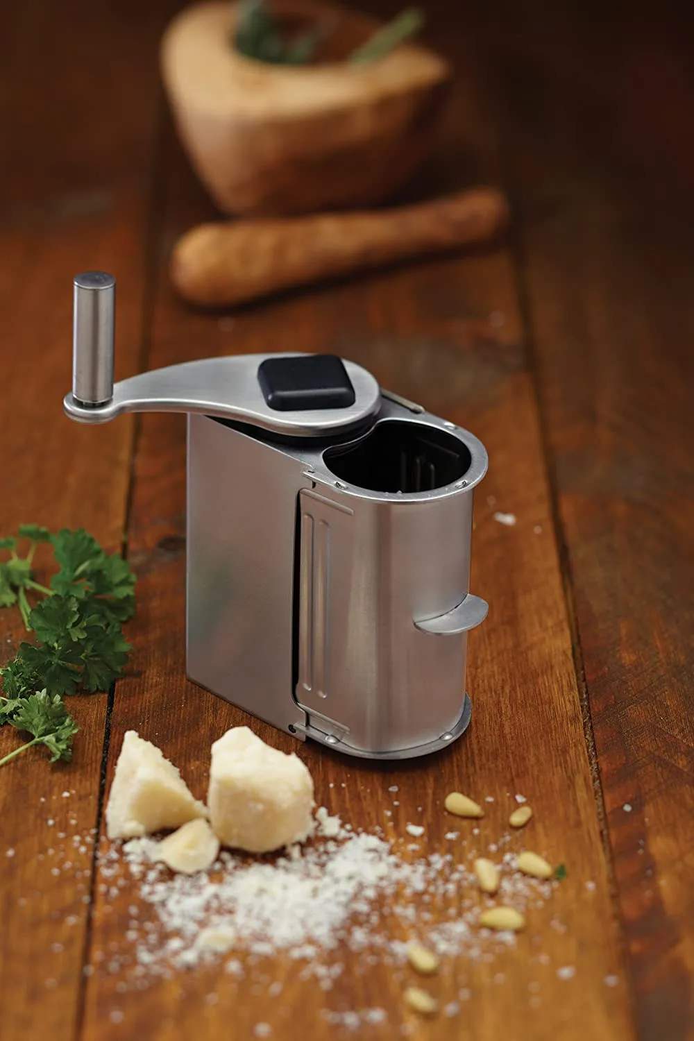 KitchenCraft Rivejern World of Flavours Parmasan Rivejern i Sølv, 3