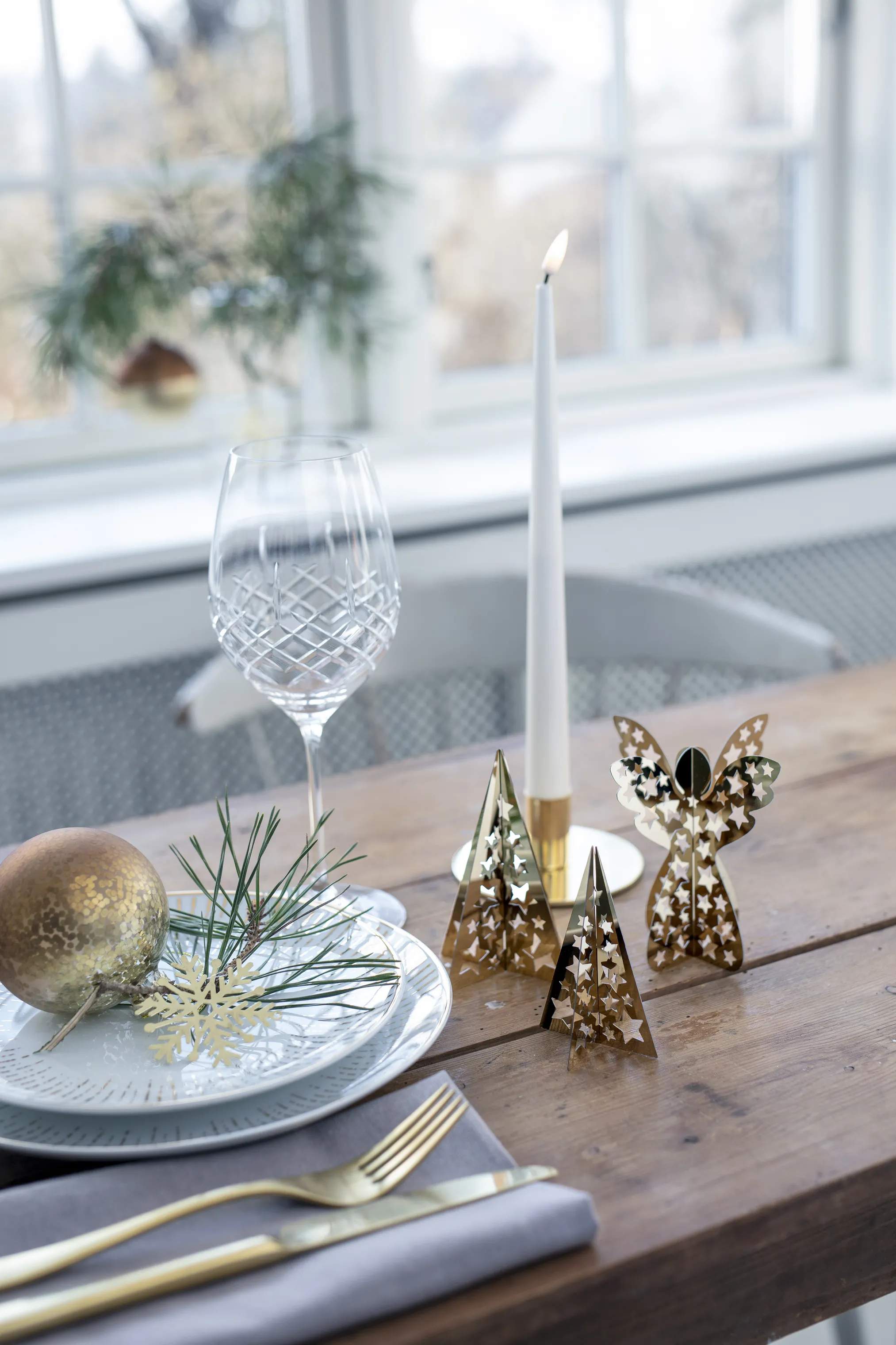 Casa Christmas Juleophæng Ophæng - Engel i 11 cm, 2