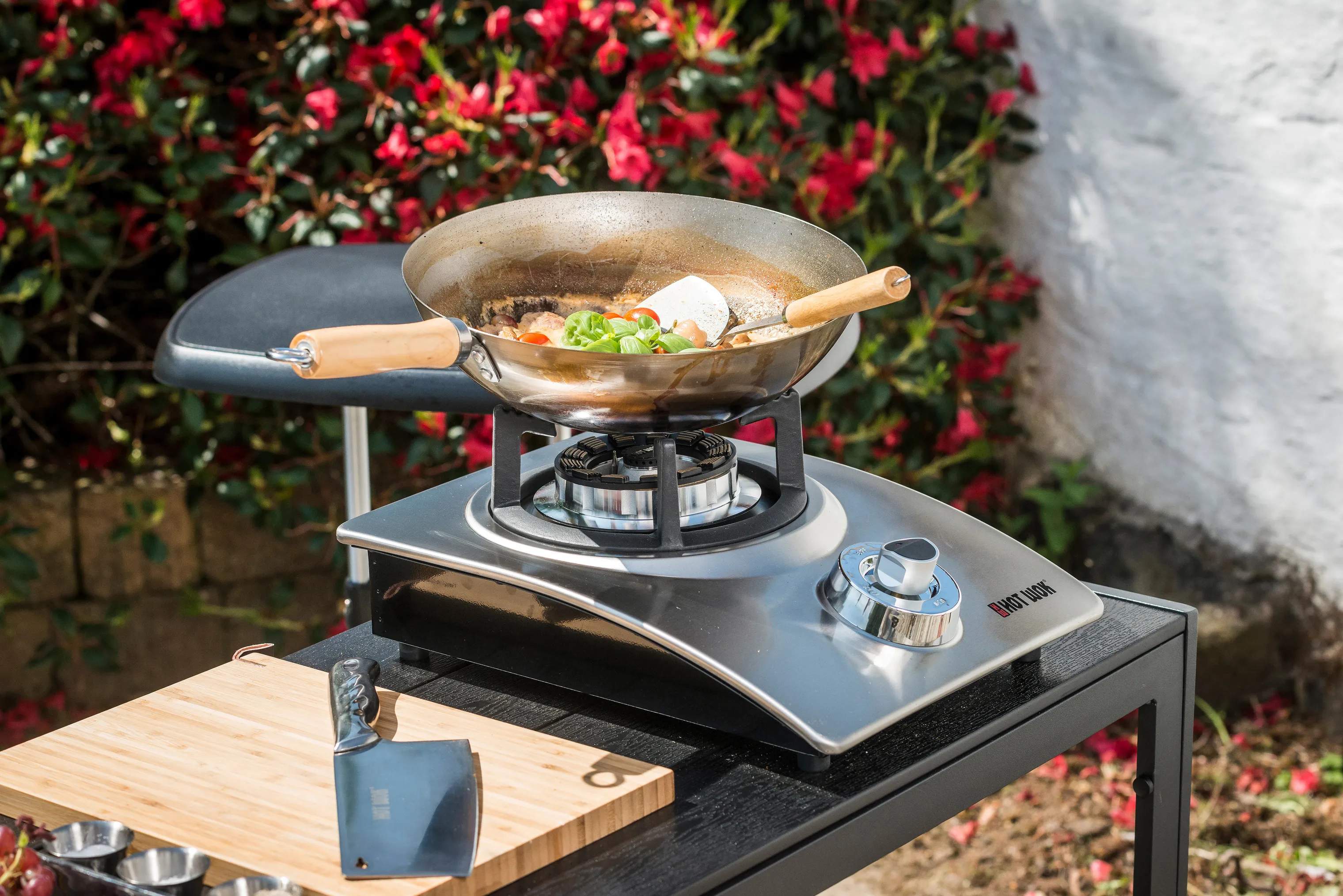 HOT WOK Gasbrændere HOT WOK Silverline Gasblus i Sølvfarvet, 2