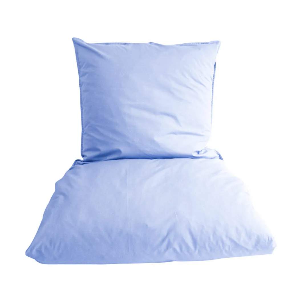 Percale Sengetøj, lys blå, large